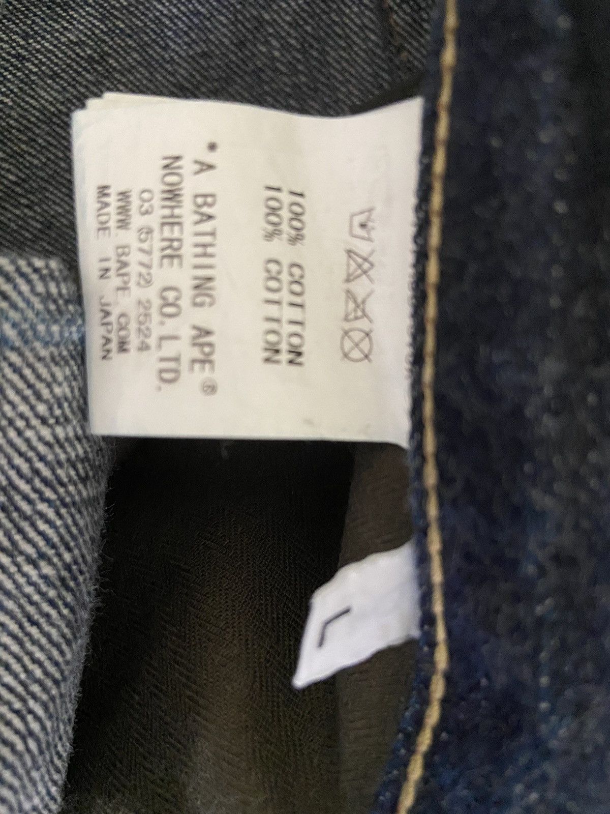 Bape bape jeans / ABC camo / selvedge Size US 34 / EU 50 - 7 Thumbnail