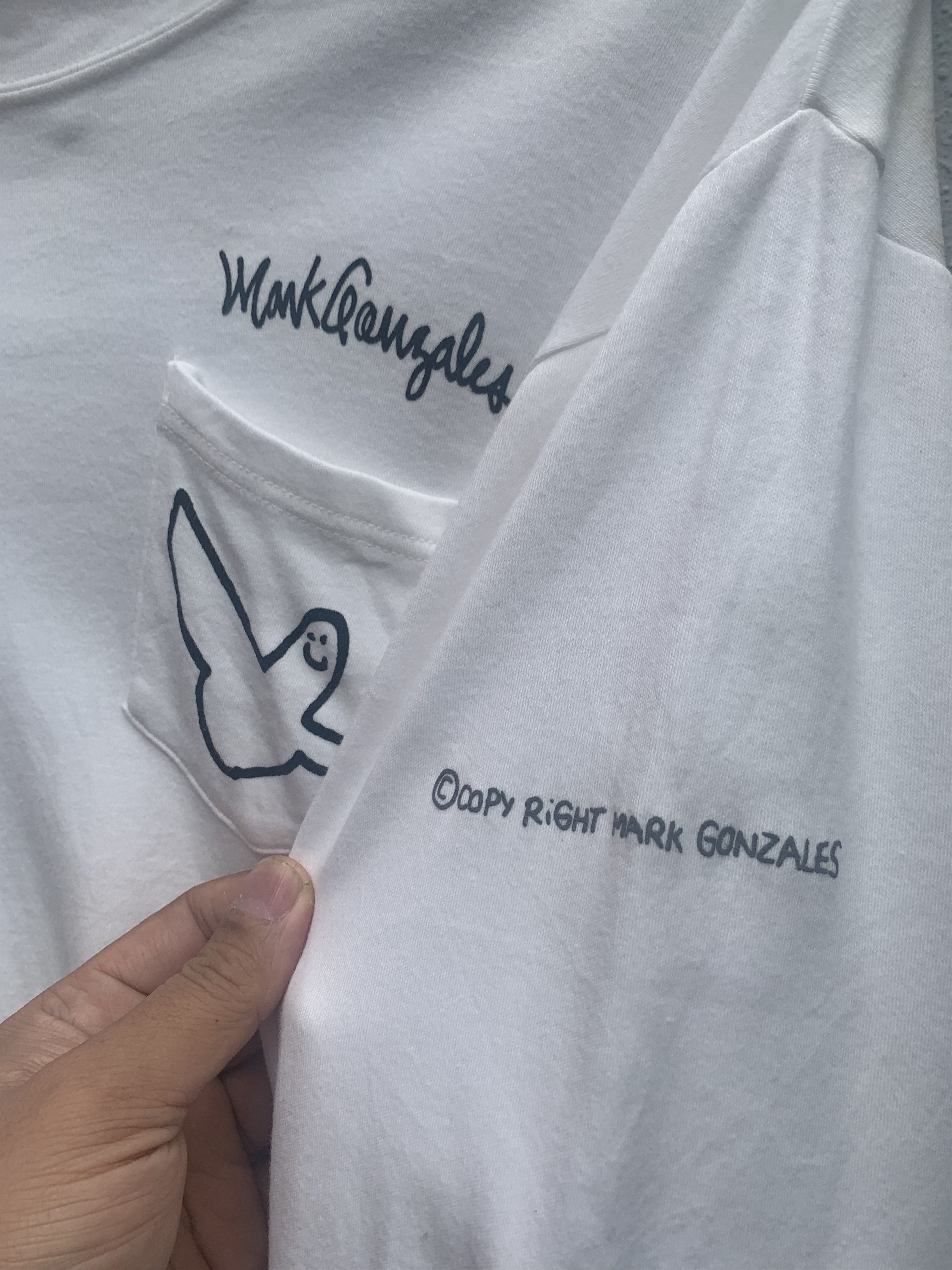 Vintage Vintage Mark Gonzales Pocket Long Sleeve Tee Size US L / EU 52-54 / 3 - 4 Thumbnail