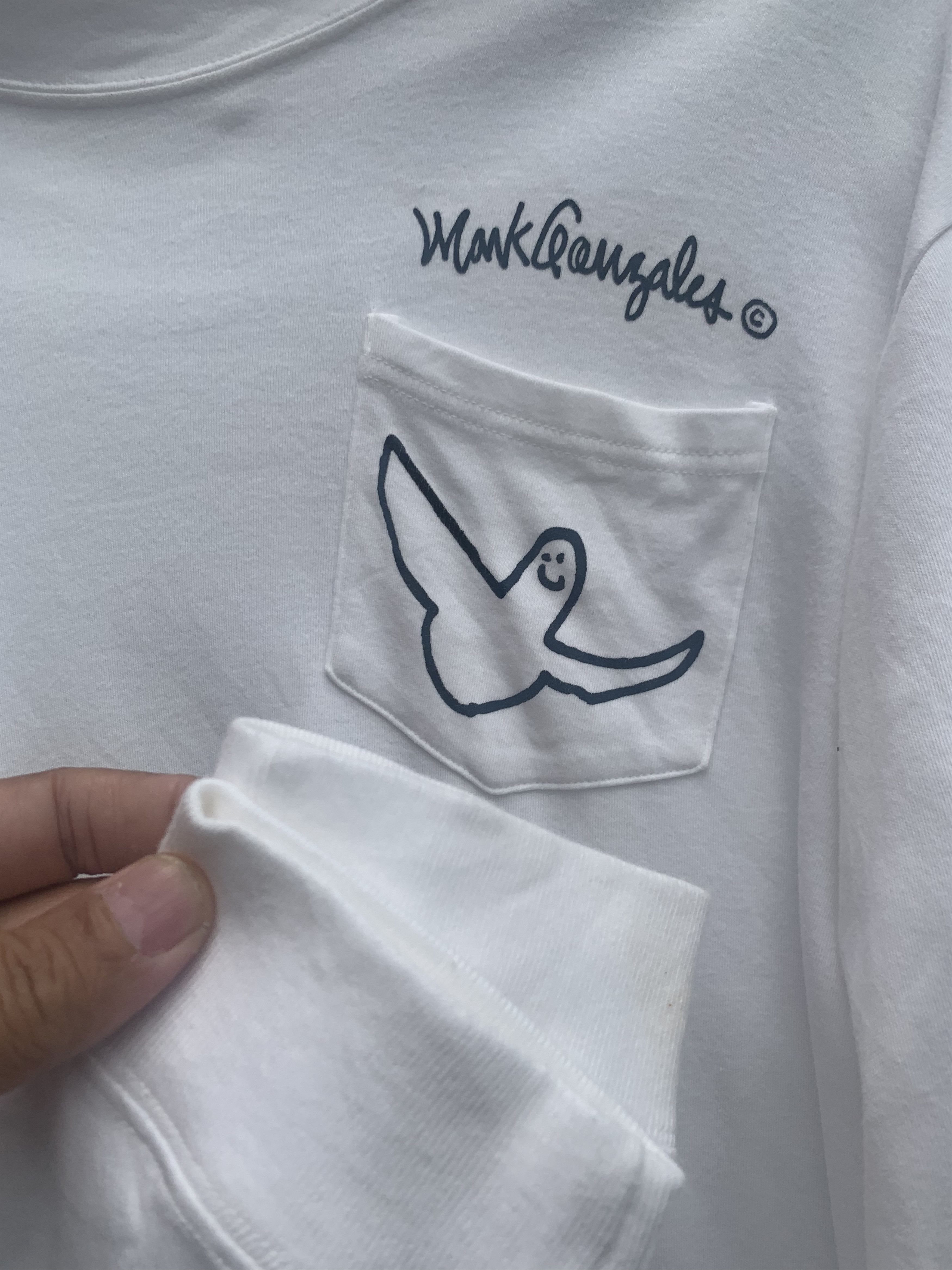 Vintage Vintage Mark Gonzales Pocket Long Sleeve Tee Size US L / EU 52-54 / 3 - 5 Thumbnail