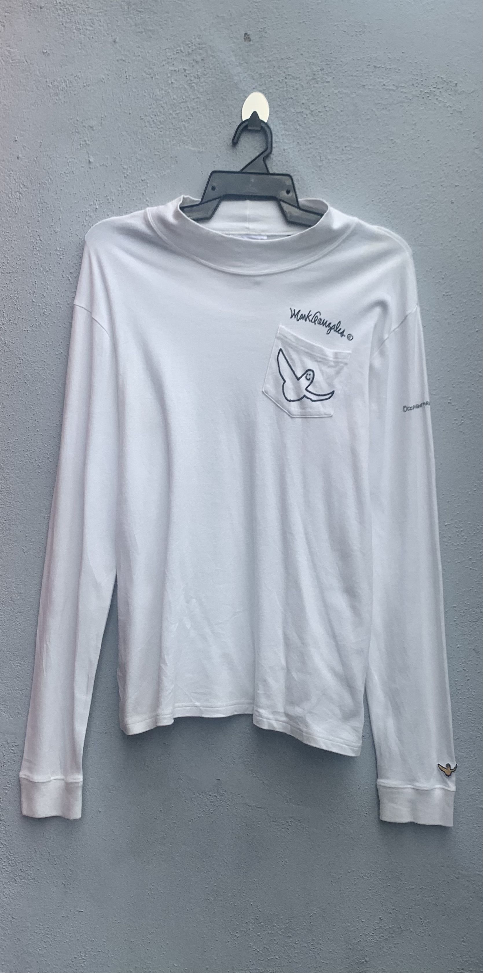 Vintage Vintage Mark Gonzales Pocket Long Sleeve Tee Size US L / EU 52-54 / 3 - 1 Thumbnail
