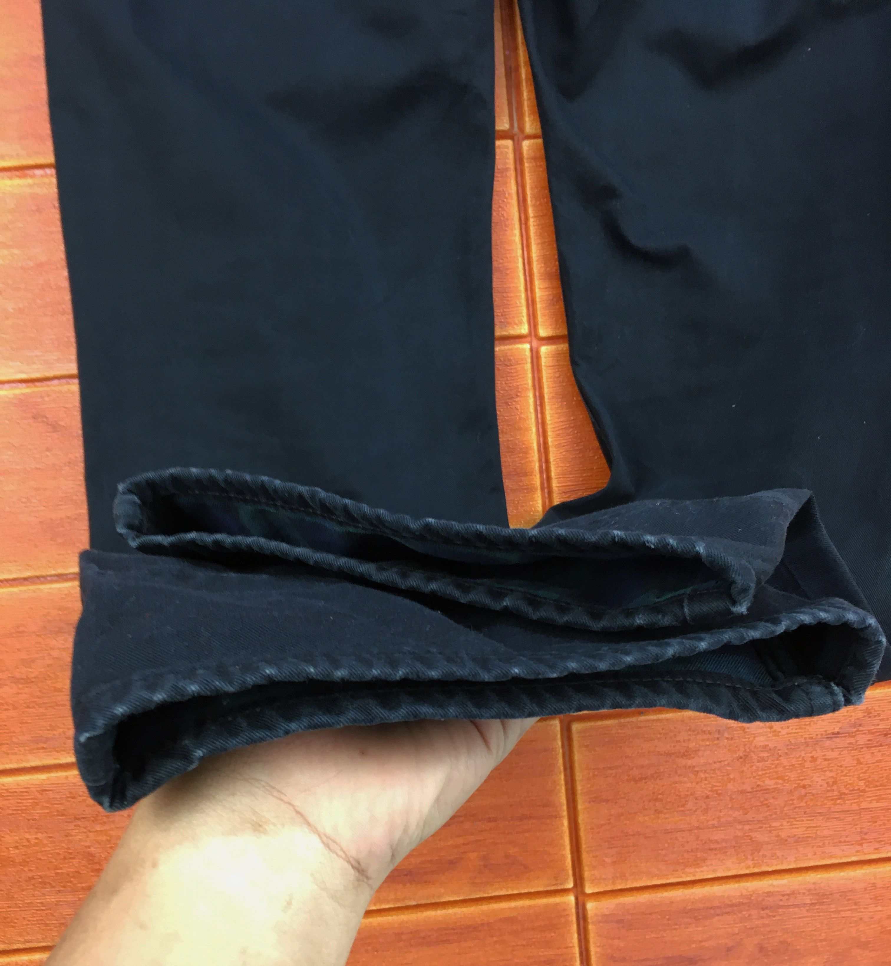 Montage Vintage 90s MONTAGE Japan Two Tone Split Denim Jeans Size US 32 / EU 48 - 15 Thumbnail
