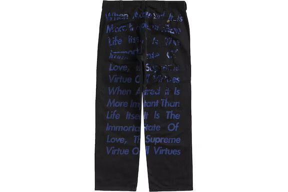Comme des Garcons × Junya Watanabe × Supreme Supreme JUNYA WATANABE CDG MAN Printed Work Pant Size US 32 / EU 48 - 1 Thumbnail
