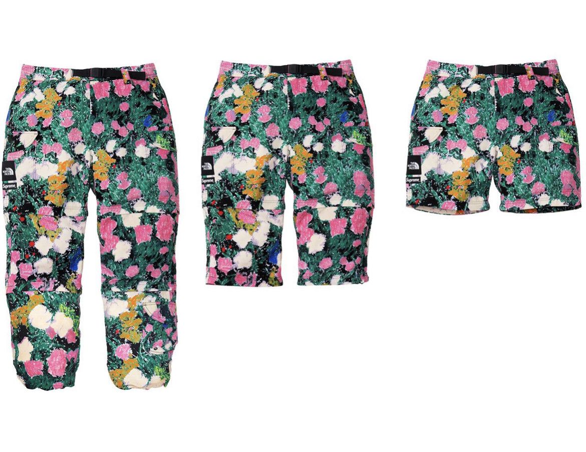 Supreme × The North Face Supreme The North Face Trekking Zip-Off Belted Pant Flowers Size US 34 / EU 50 - 2 Thumbnail