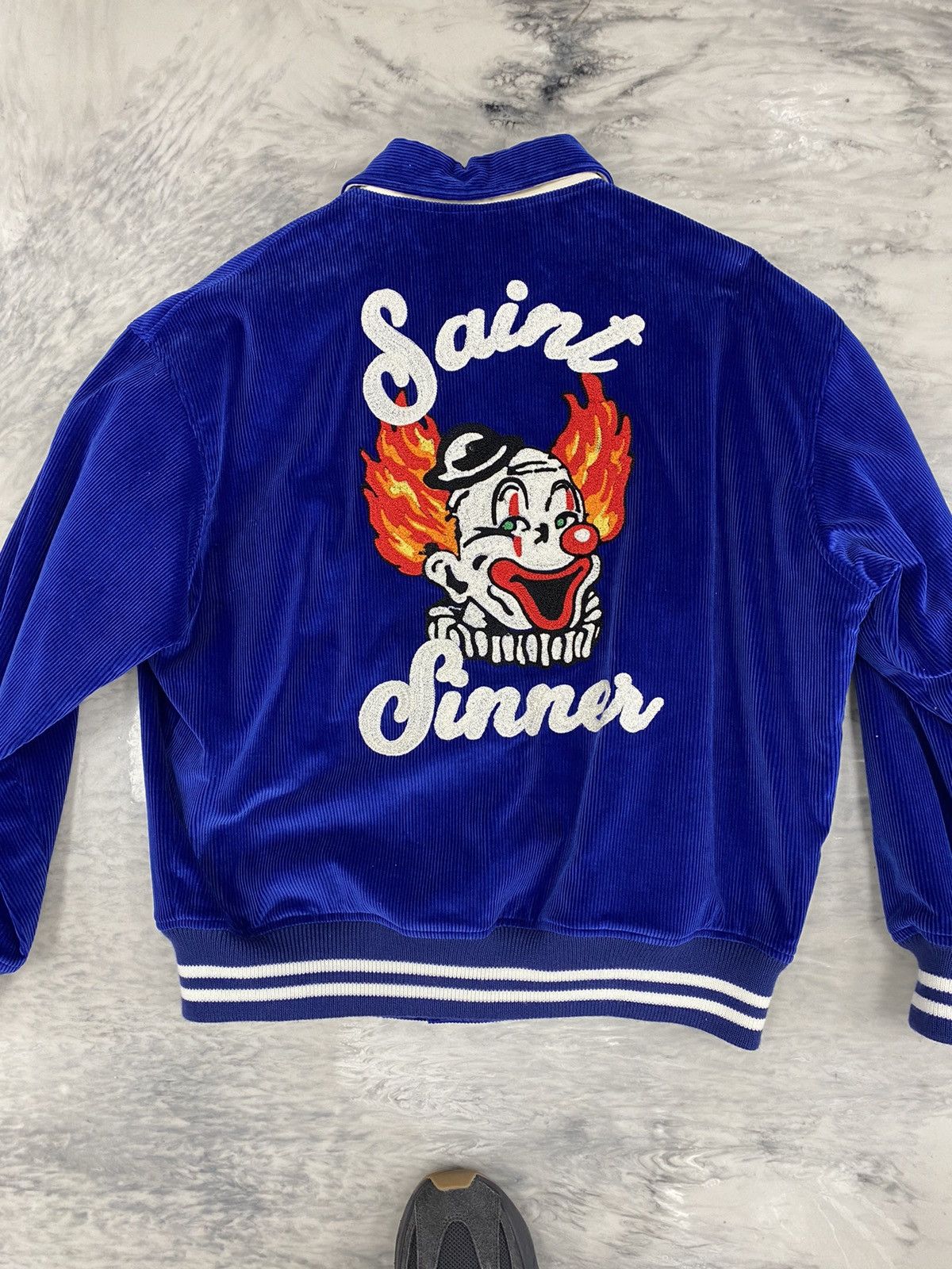 Saint Michael Saint Michael Saint Sinner Circus corduroy varsity jacket Size US M / EU 48-50 / 2 - 9 Thumbnail