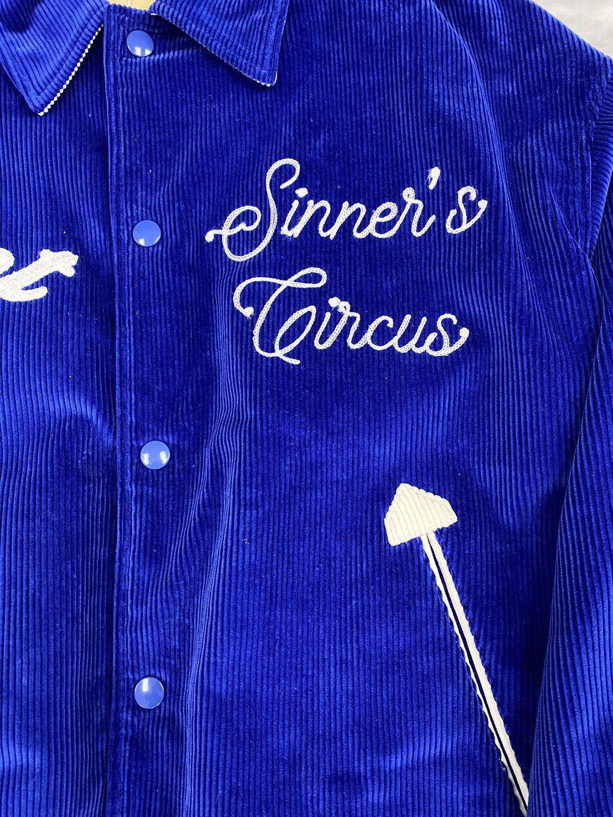 Saint Michael Saint Michael Saint Sinner Circus corduroy varsity jacket Size US M / EU 48-50 / 2 - 3 Thumbnail