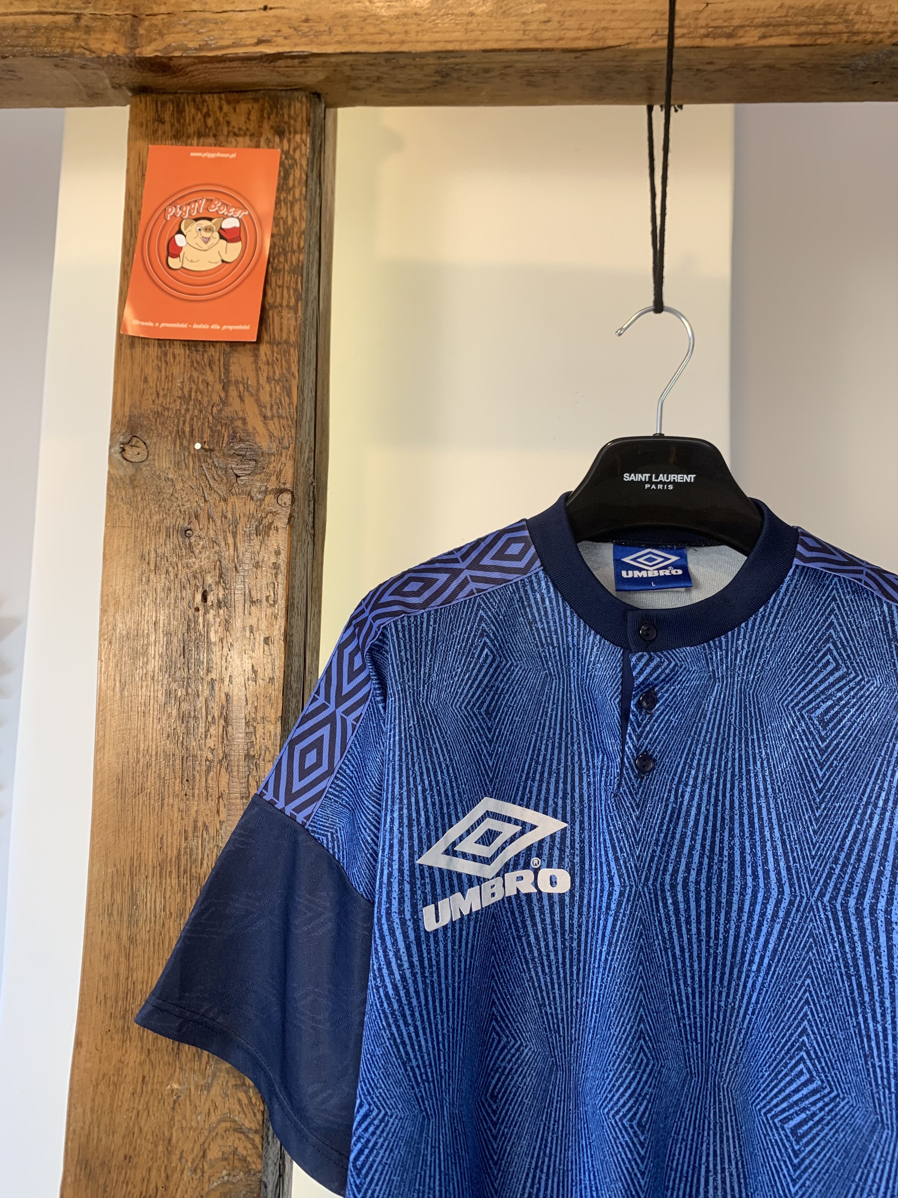 Umbro × Vintage 90s Umbro Pro Training Soccer Jersey Size US L / EU 52-54 / 3 - 3 Thumbnail