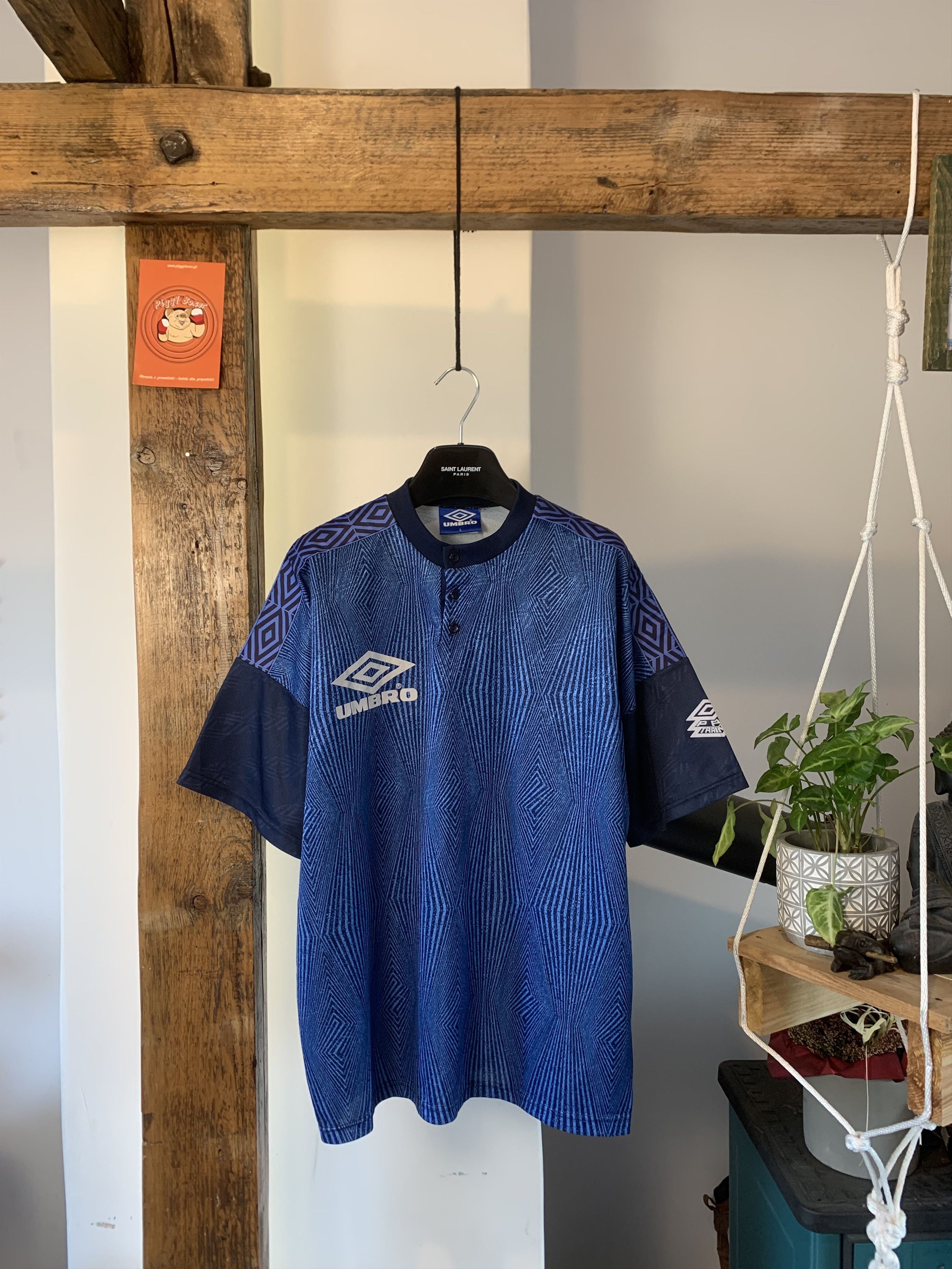 Umbro × Vintage 90s Umbro Pro Training Soccer Jersey Size US L / EU 52-54 / 3 - 1 Thumbnail
