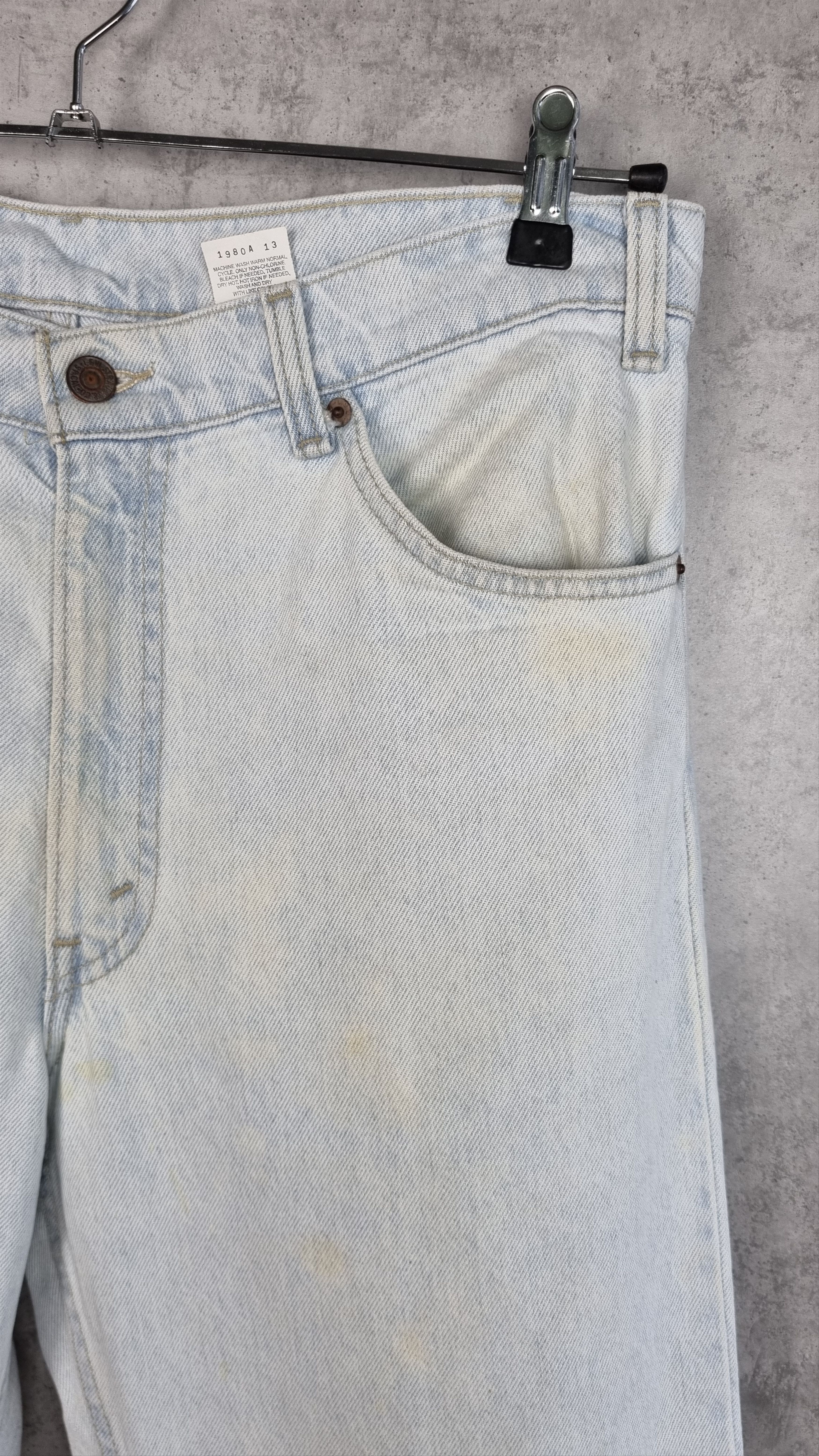 Levi's × Vintage Dirty Rare 80s LEVIS 550 Vintage Denim Jeans Faded Size US 32 / EU 48 - 7 Thumbnail