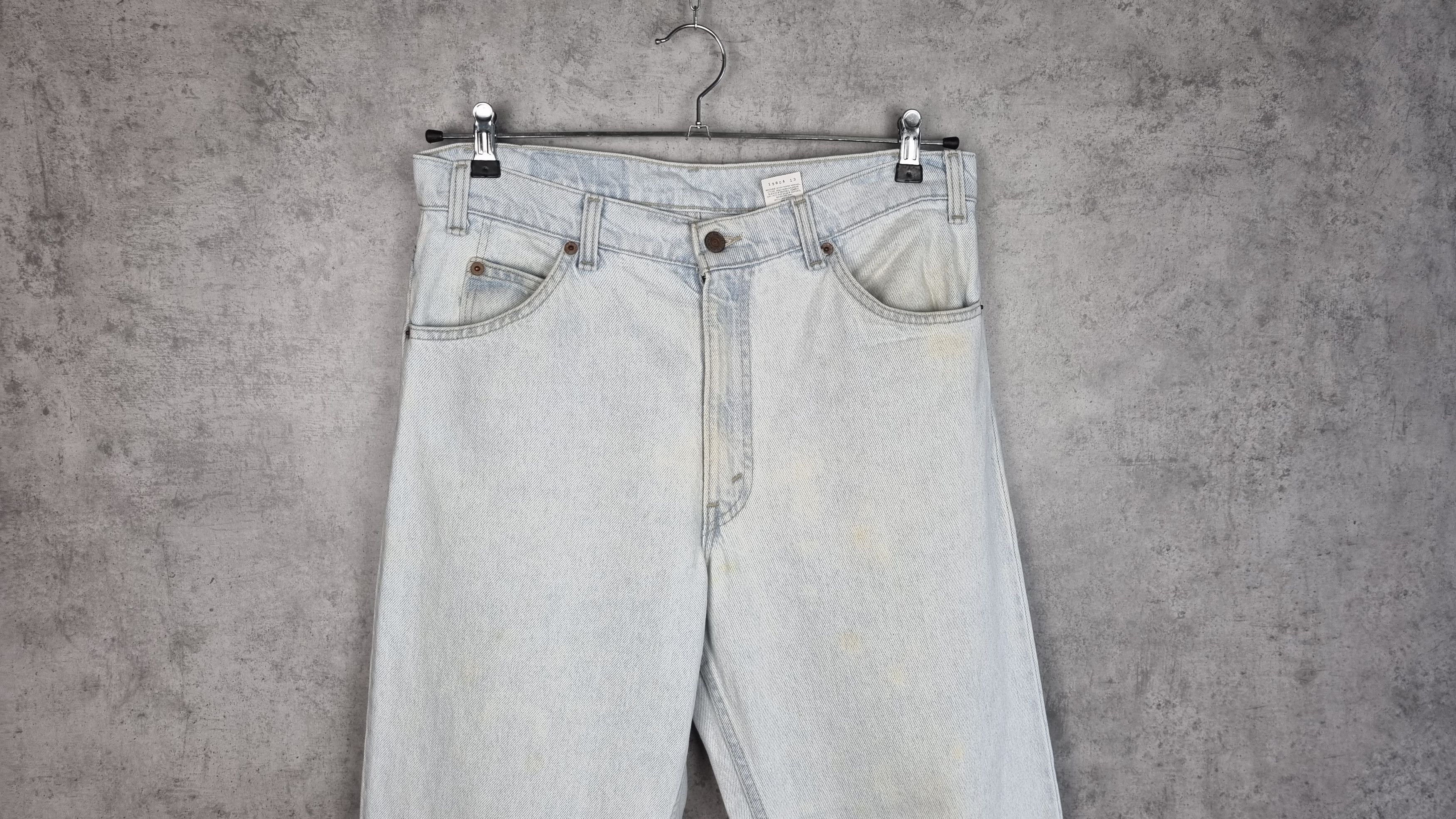Levi's × Vintage Dirty Rare 80s LEVIS 550 Vintage Denim Jeans Faded Size US 32 / EU 48 - 4 Thumbnail