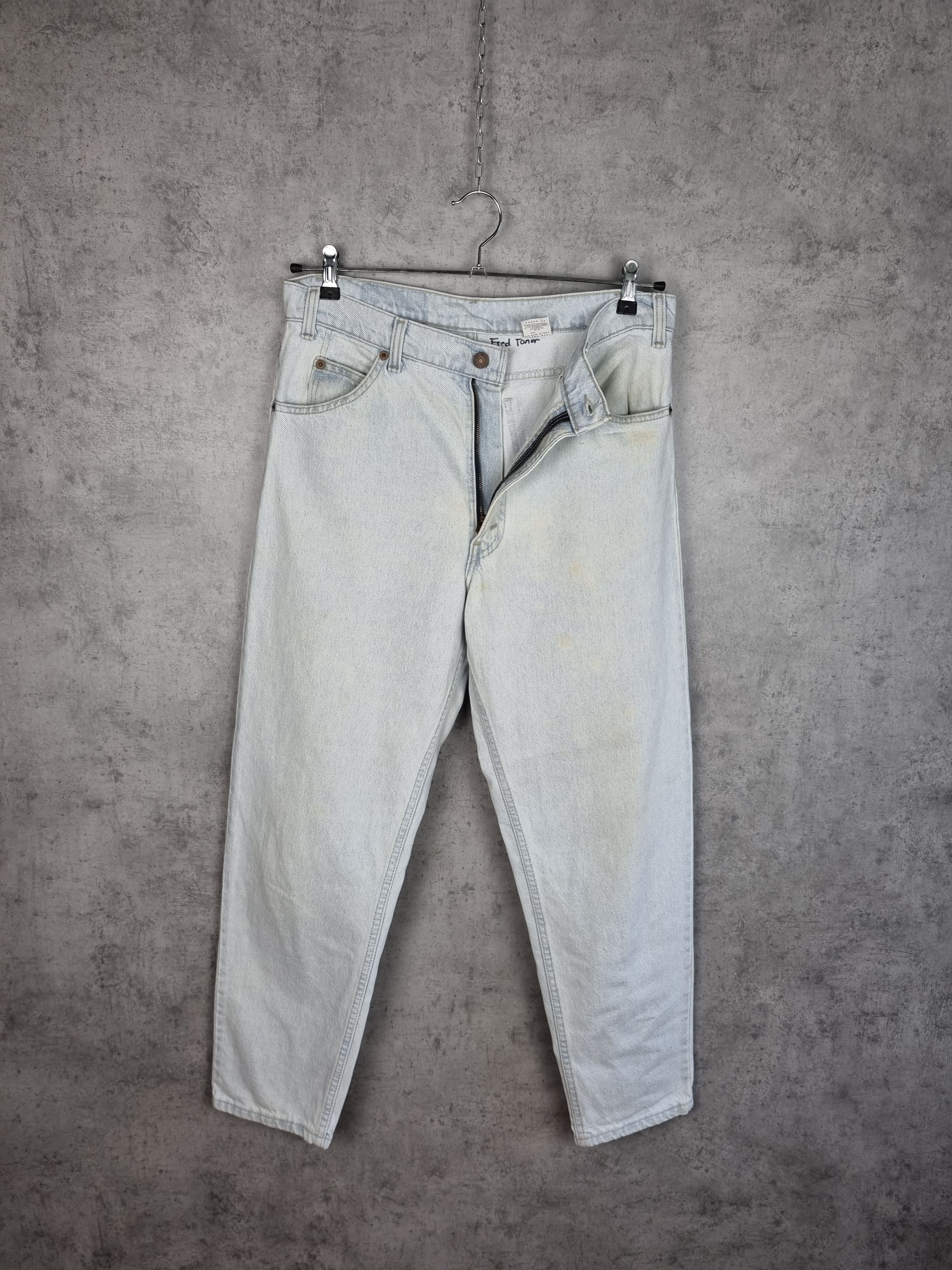 Levi's × Vintage Dirty Rare 80s LEVIS 550 Vintage Denim Jeans Faded Size US 32 / EU 48 - 2 Thumbnail