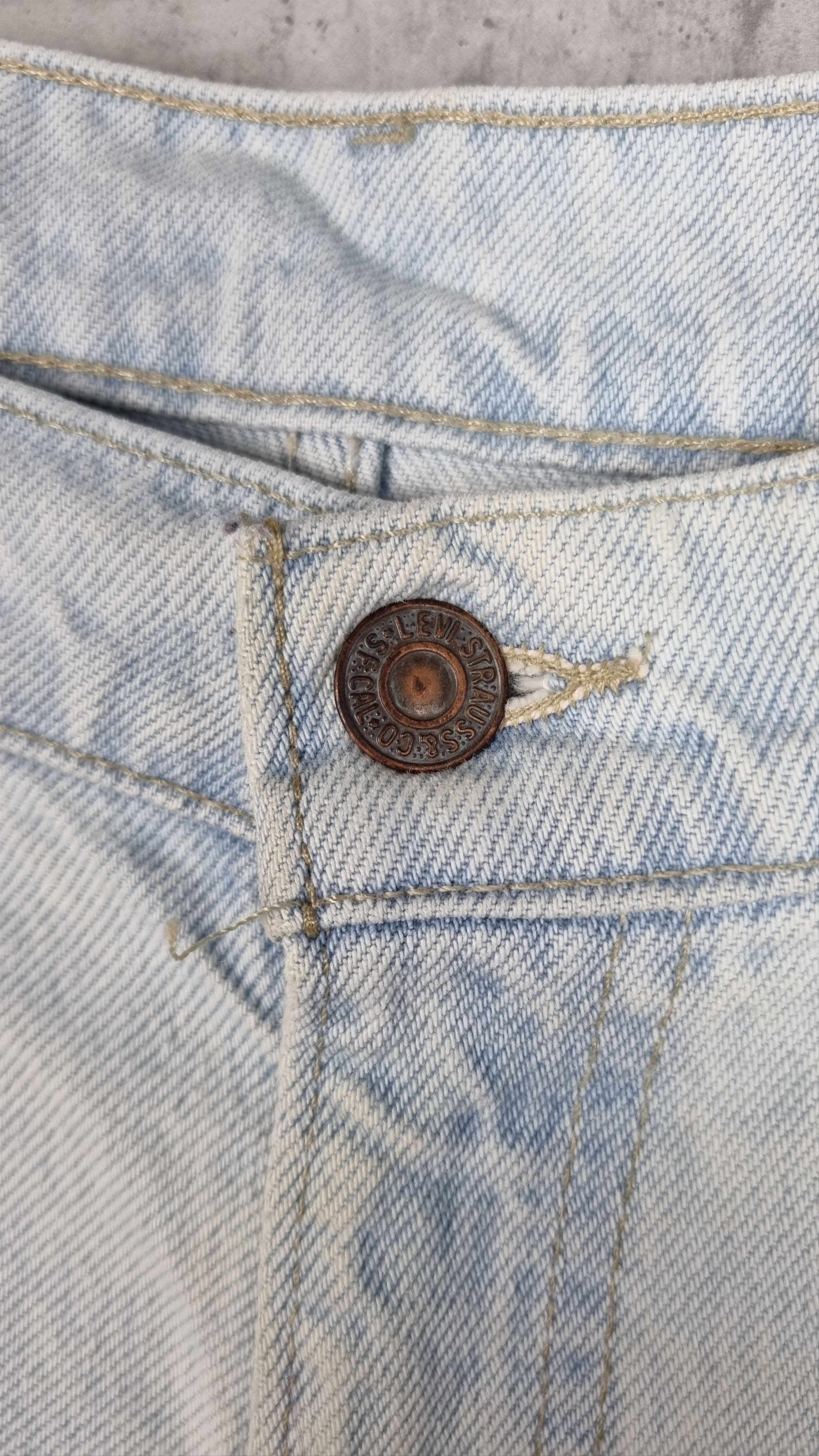 Levi's × Vintage Dirty Rare 80s LEVIS 550 Vintage Denim Jeans Faded Size US 32 / EU 48 - 6 Thumbnail