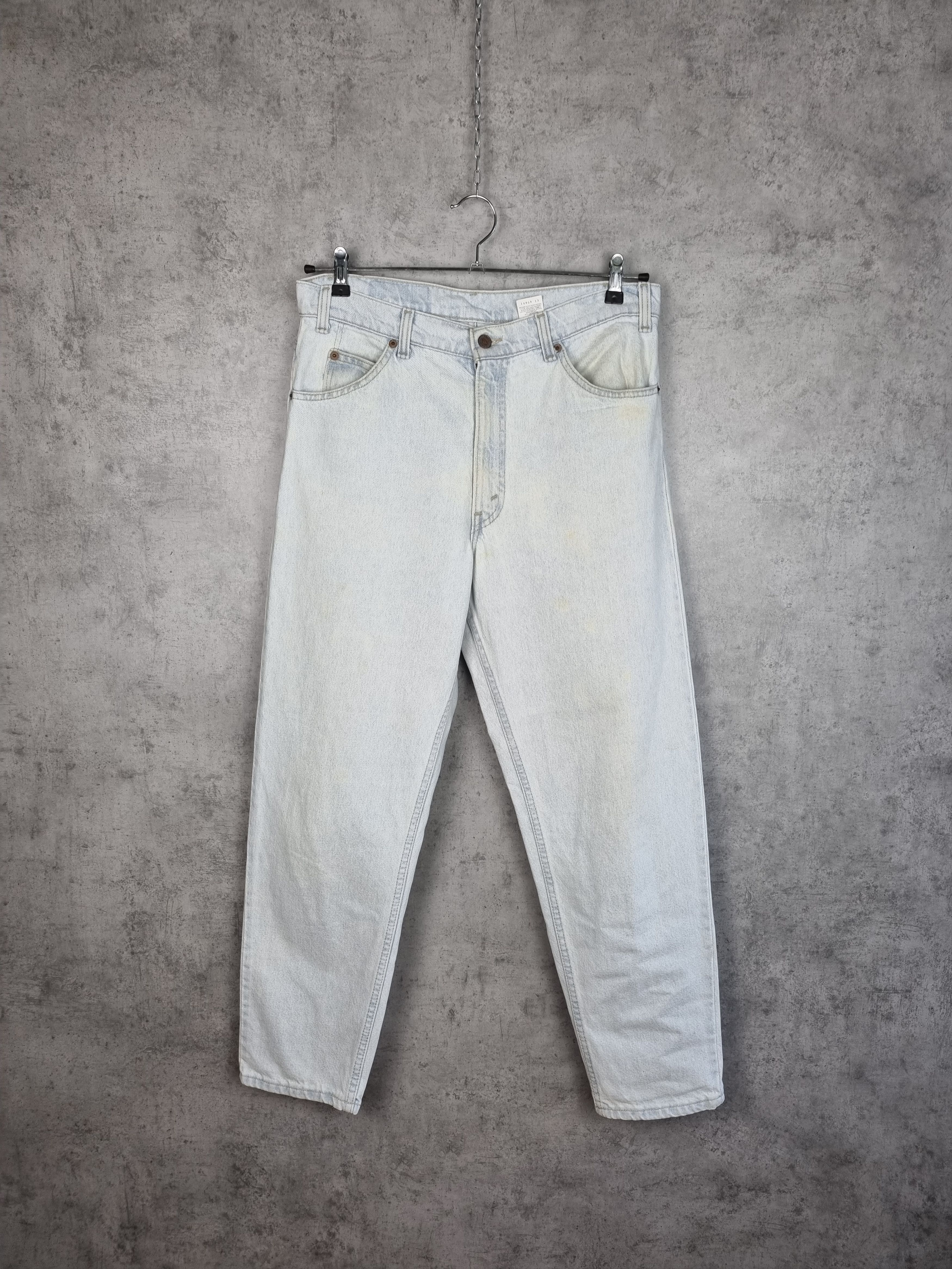 Levi's × Vintage Dirty Rare 80s LEVIS 550 Vintage Denim Jeans Faded Size US 32 / EU 48 - 5 Thumbnail