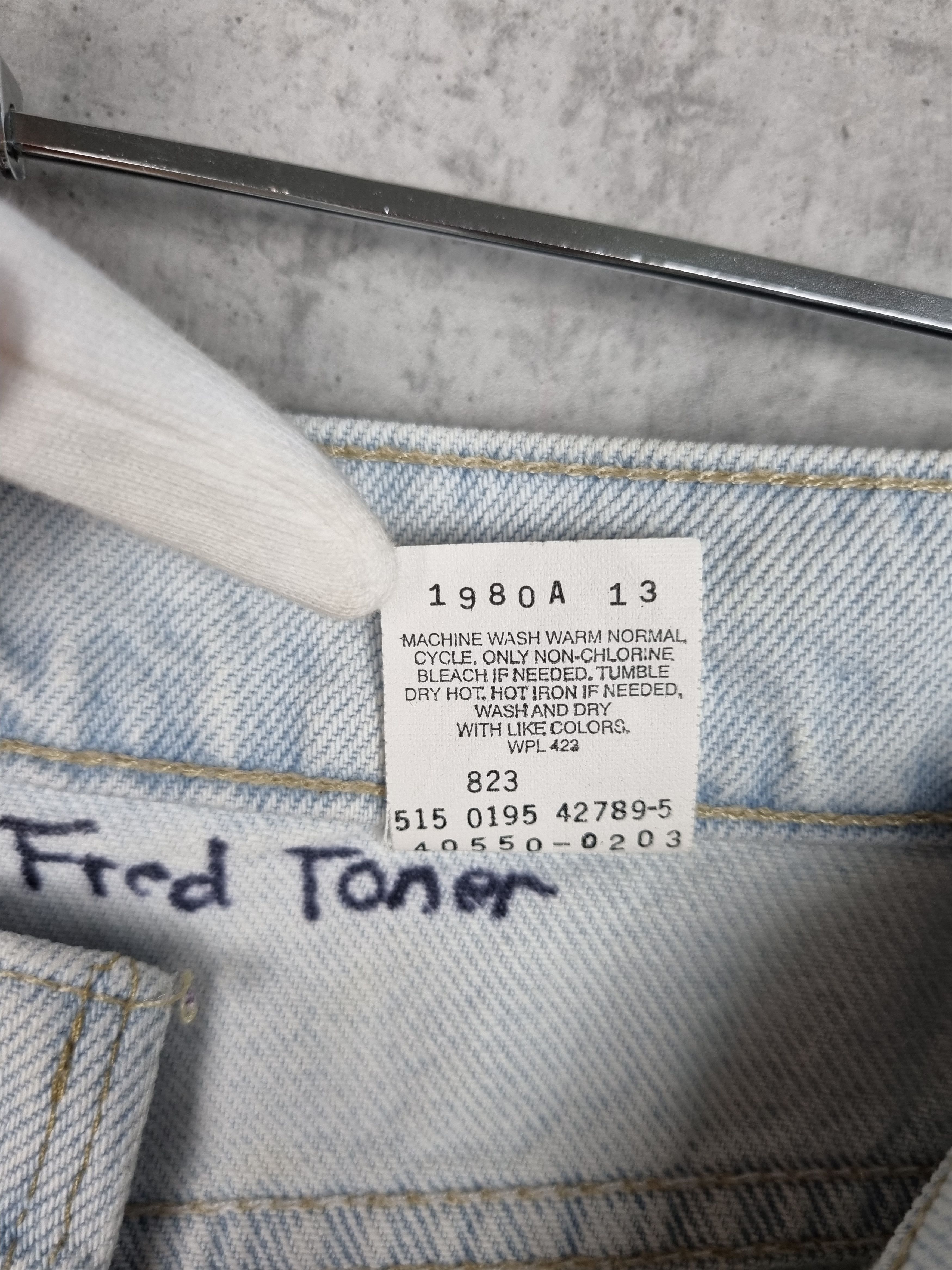 Levi's × Vintage Dirty Rare 80s LEVIS 550 Vintage Denim Jeans Faded Size US 32 / EU 48 - 9 Thumbnail