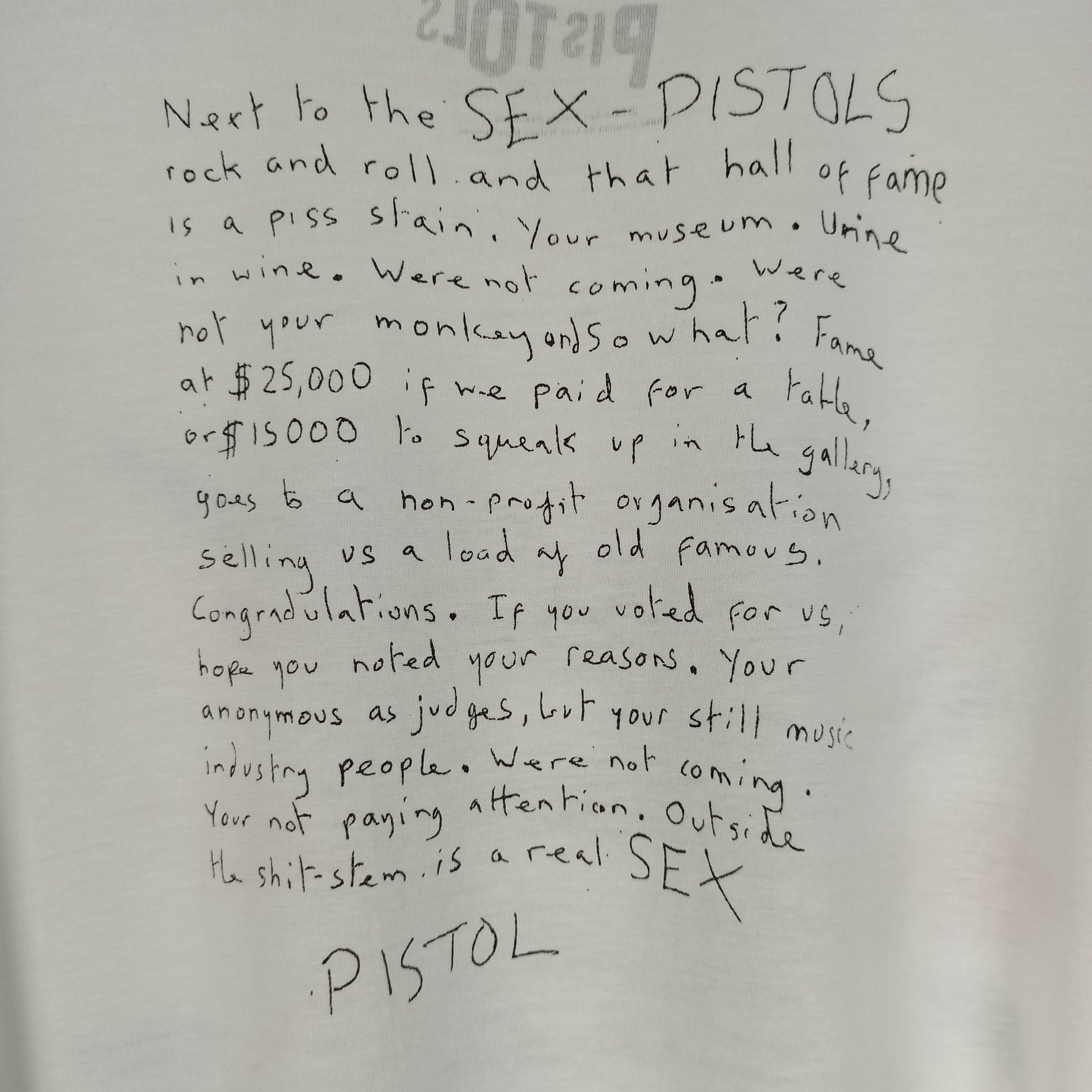 Band Tees 🔥STEALS🔥 SEX PISTOLS PUNK VERY RARE Size US L / EU 52-54 / 3 - 4 Thumbnail