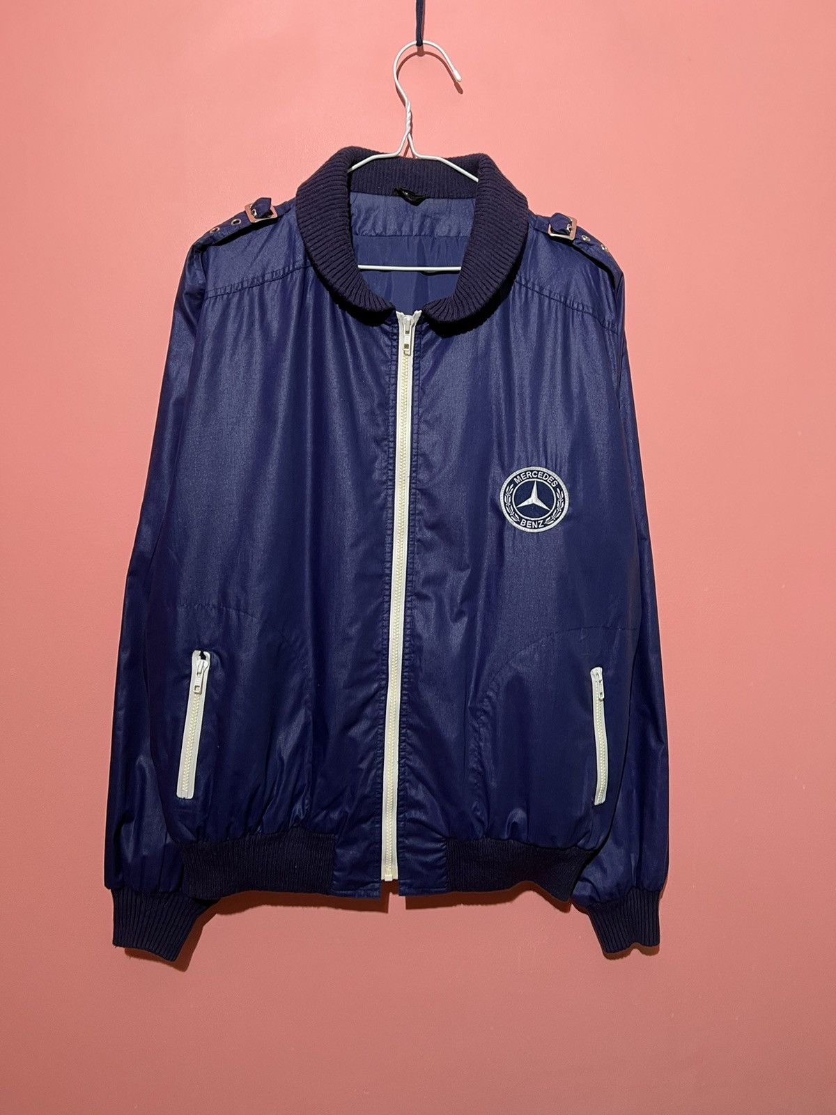 Veste De Course Automobile - Années 90 - Unisexe Adulte - Coton Matelassé - Brodée