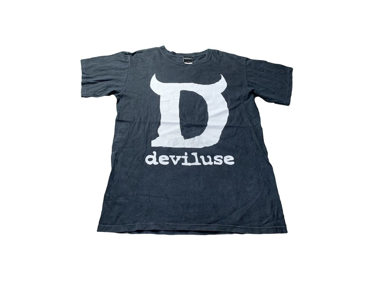 Vintage Deviluse Spell Out Tee Devil Flag Logo | Grailed