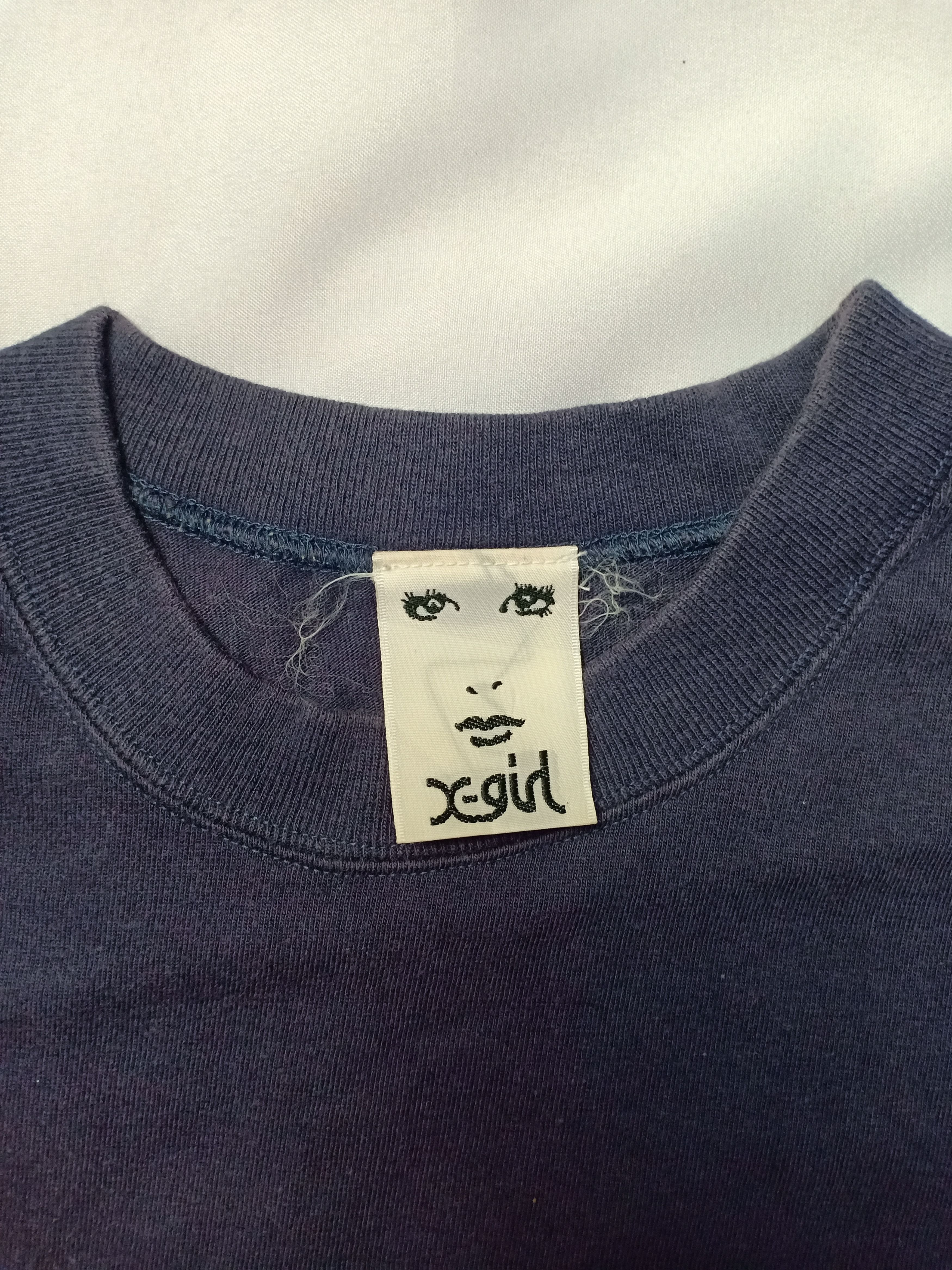 Japanese Brand X-girl Spell Out Logo Streetwear Tee Size XS / US 0-2 / IT 36-38 - 3 Thumbnail