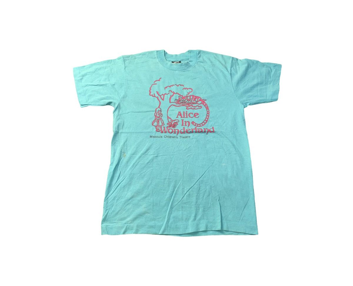 Vintage Vintage Alice in Wonderland Film 50/50 Tee Usa Size US S / EU 44-46 / 1 - 1 Thumbnail