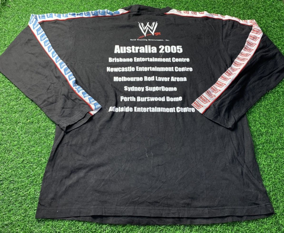 Vintage × WCW/nWo × WWF WWE Wresler Mania Revenge Tour Australia 2005 Tee Wcw Wwf Size US L / EU 52-54 / 3 - 4 Thumbnail