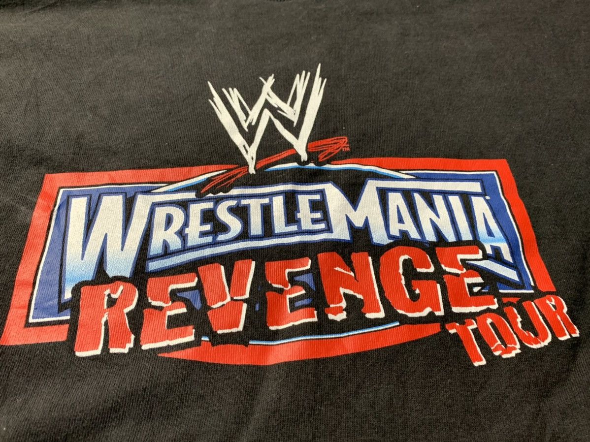 Vintage × WCW/nWo × WWF WWE Wresler Mania Revenge Tour Australia 2005 Tee Wcw Wwf Size US L / EU 52-54 / 3 - 2 Thumbnail