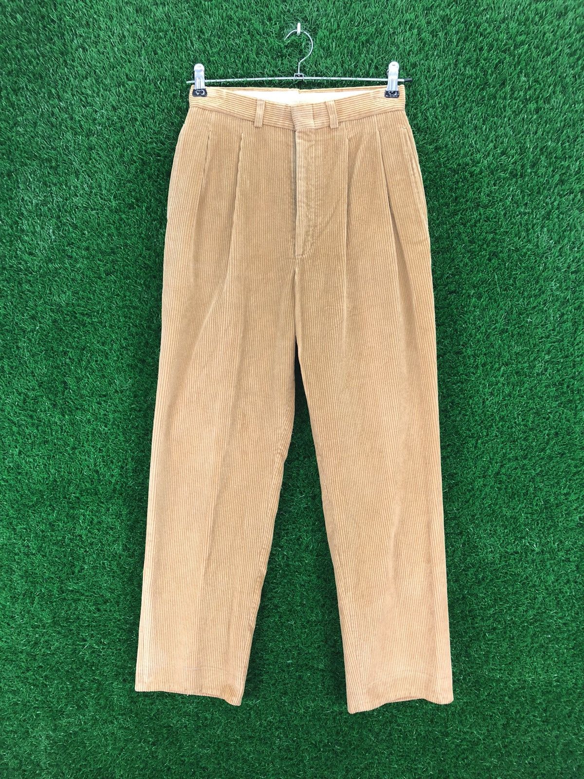 image of Corduroi Club x Made In USA Vintage 70's Corduroy Pants Talon Zipper W25 in Nude, Men's (Size 26)
