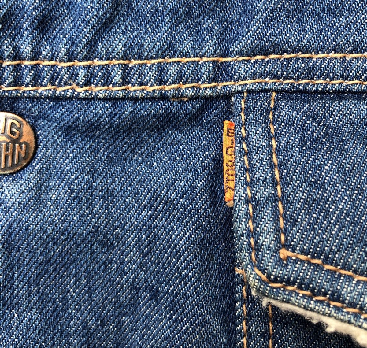 Big John Vintage Big John Denim Lined Sherpa Jacket For Women Size M / US 6-8 / IT 42-44 - 5 Thumbnail