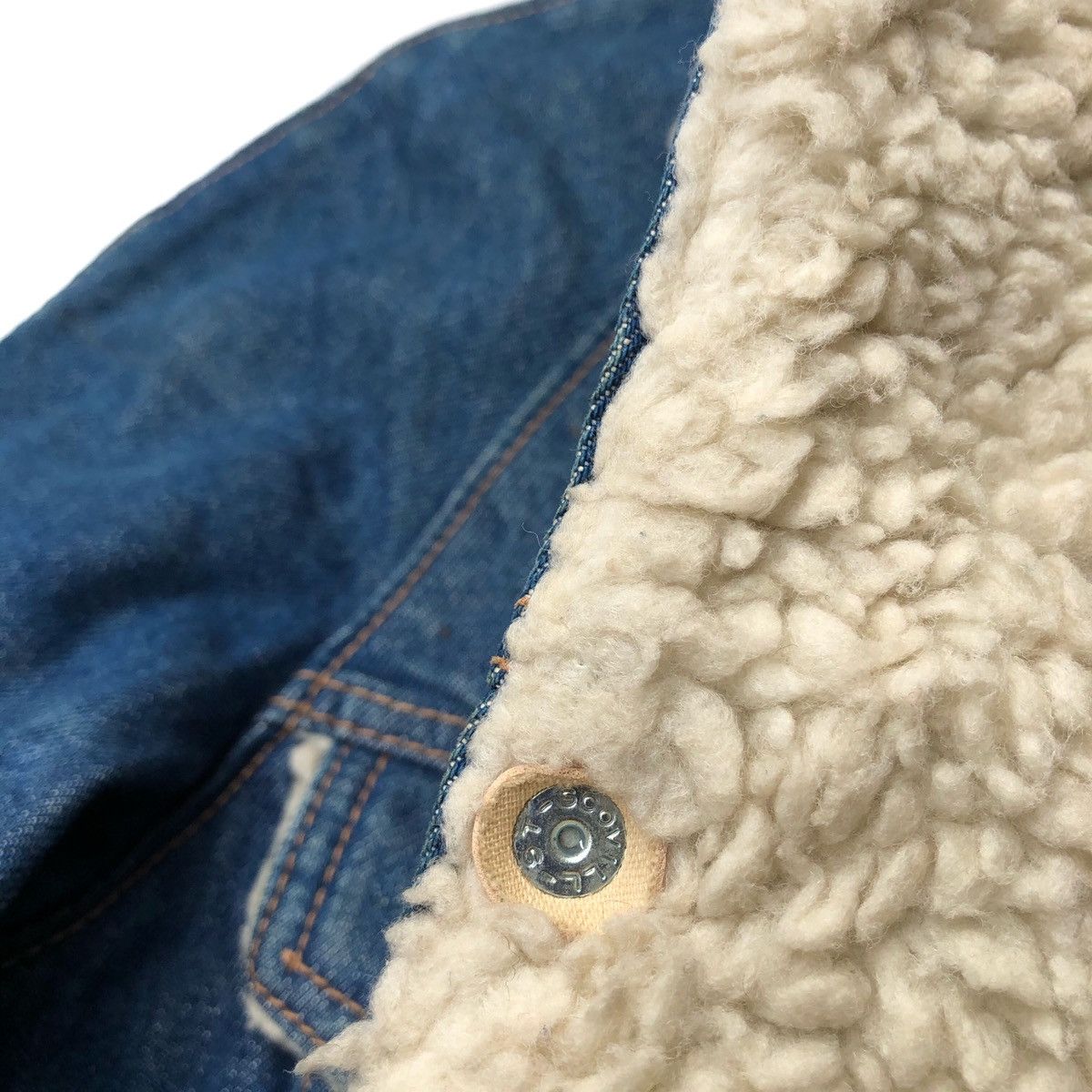 Big John Vintage Big John Denim Lined Sherpa Jacket For Women Size M / US 6-8 / IT 42-44 - 9 Thumbnail