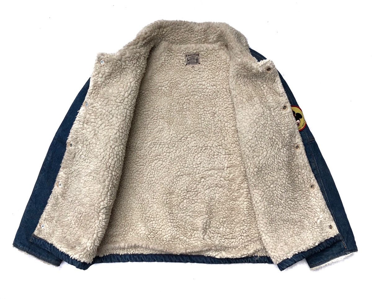 Big John Vintage Big John Denim Lined Sherpa Jacket For Women Size M / US 6-8 / IT 42-44 - 8 Thumbnail
