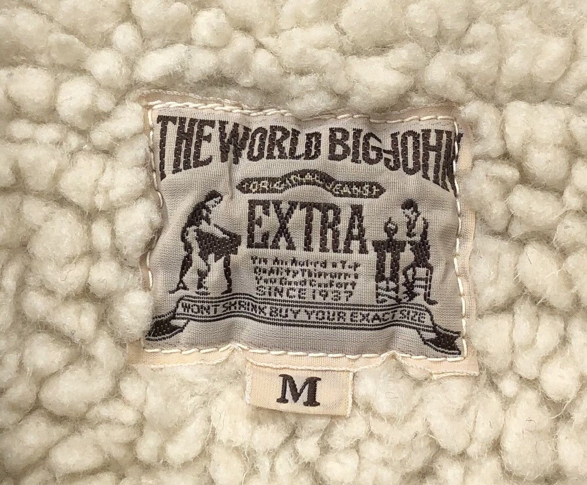 Big John Vintage Big John Denim Lined Sherpa Jacket For Women Size M / US 6-8 / IT 42-44 - 10 Thumbnail