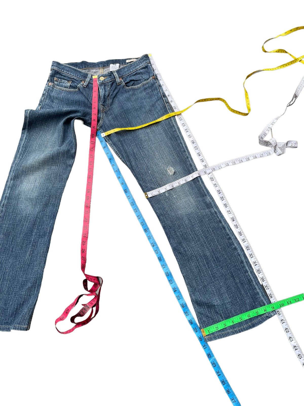 Levi's × Vintage Vintage 2003 Levis 50518 Flare Premium Distresed Size 31" - 17 Thumbnail