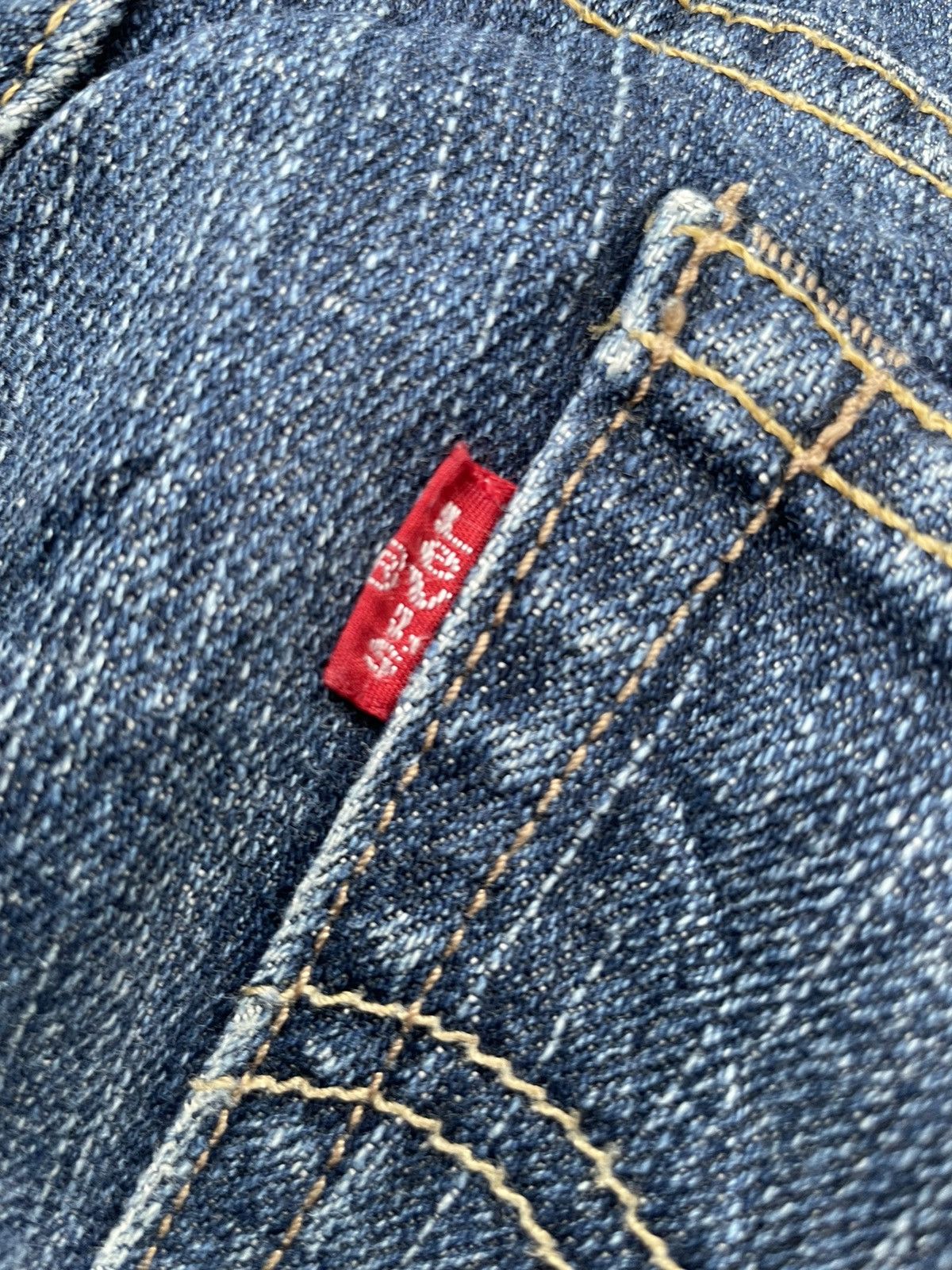 Levi's × Vintage Vintage 2003 Levis 50518 Flare Premium Distresed Size 31" - 9 Thumbnail