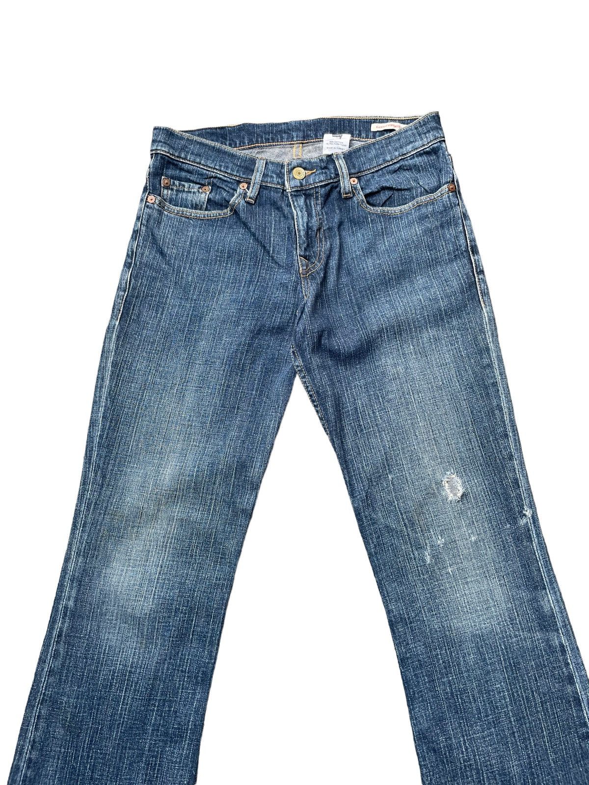 Levi's × Vintage Vintage 2003 Levis 50518 Flare Premium Distresed Size 31" - 3 Thumbnail
