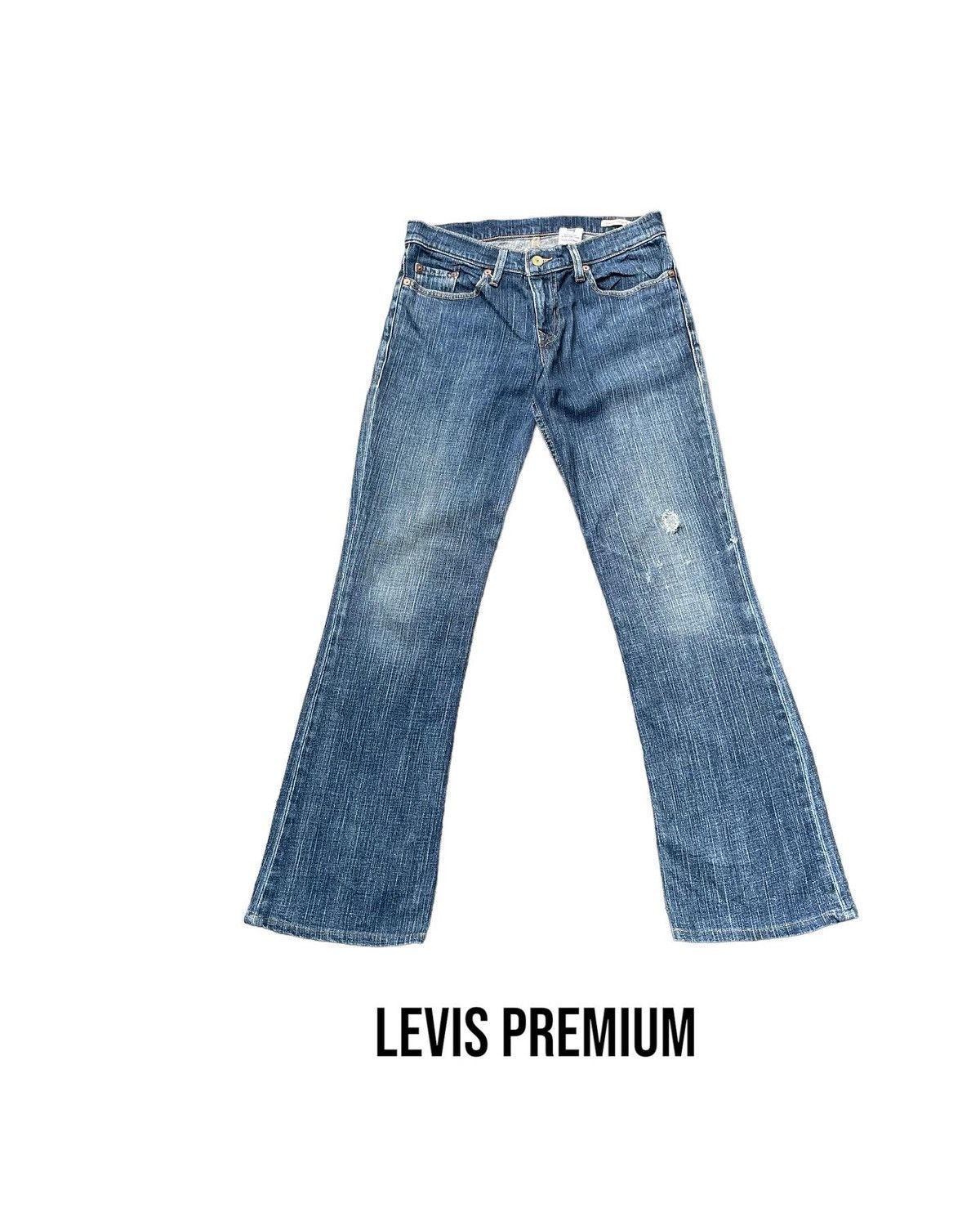 Levi's × Vintage Vintage 2003 Levis 50518 Flare Premium Distresed Size 31" - 1 Thumbnail