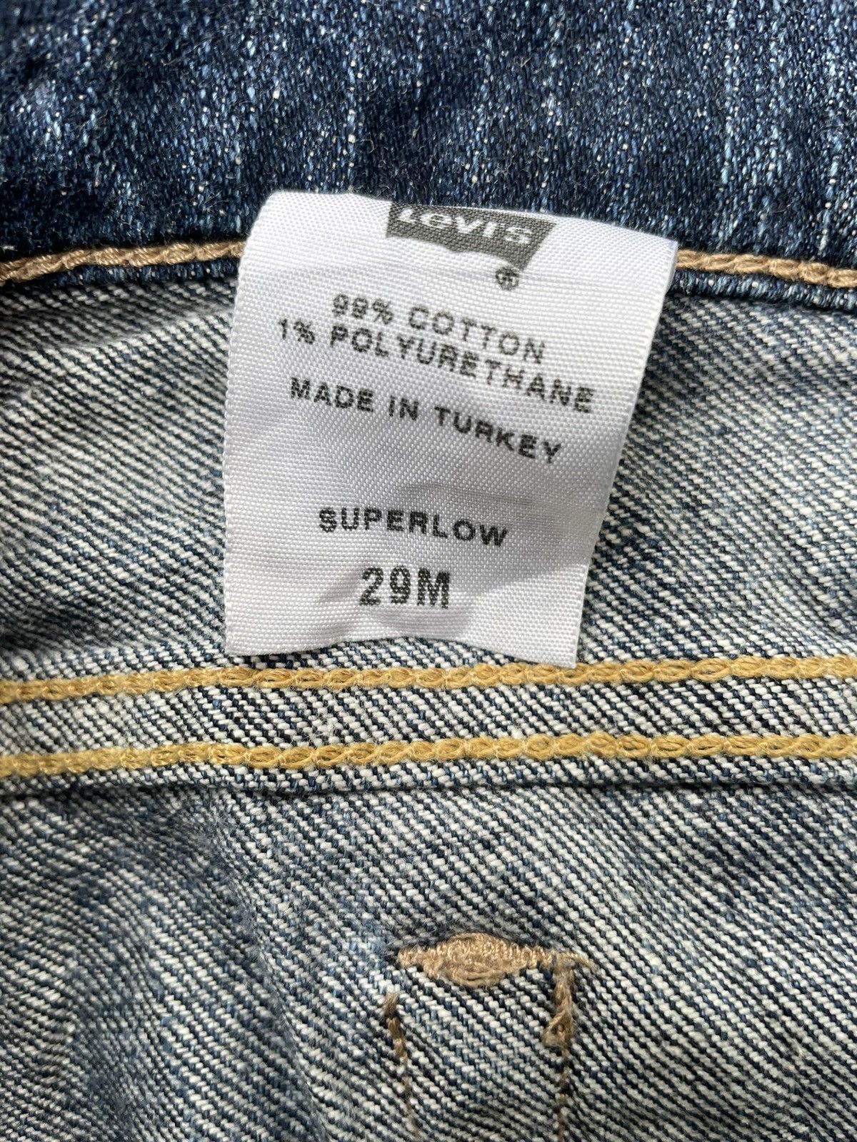 Levi's × Vintage Vintage 2003 Levis 50518 Flare Premium Distresed Size 31" - 12 Thumbnail