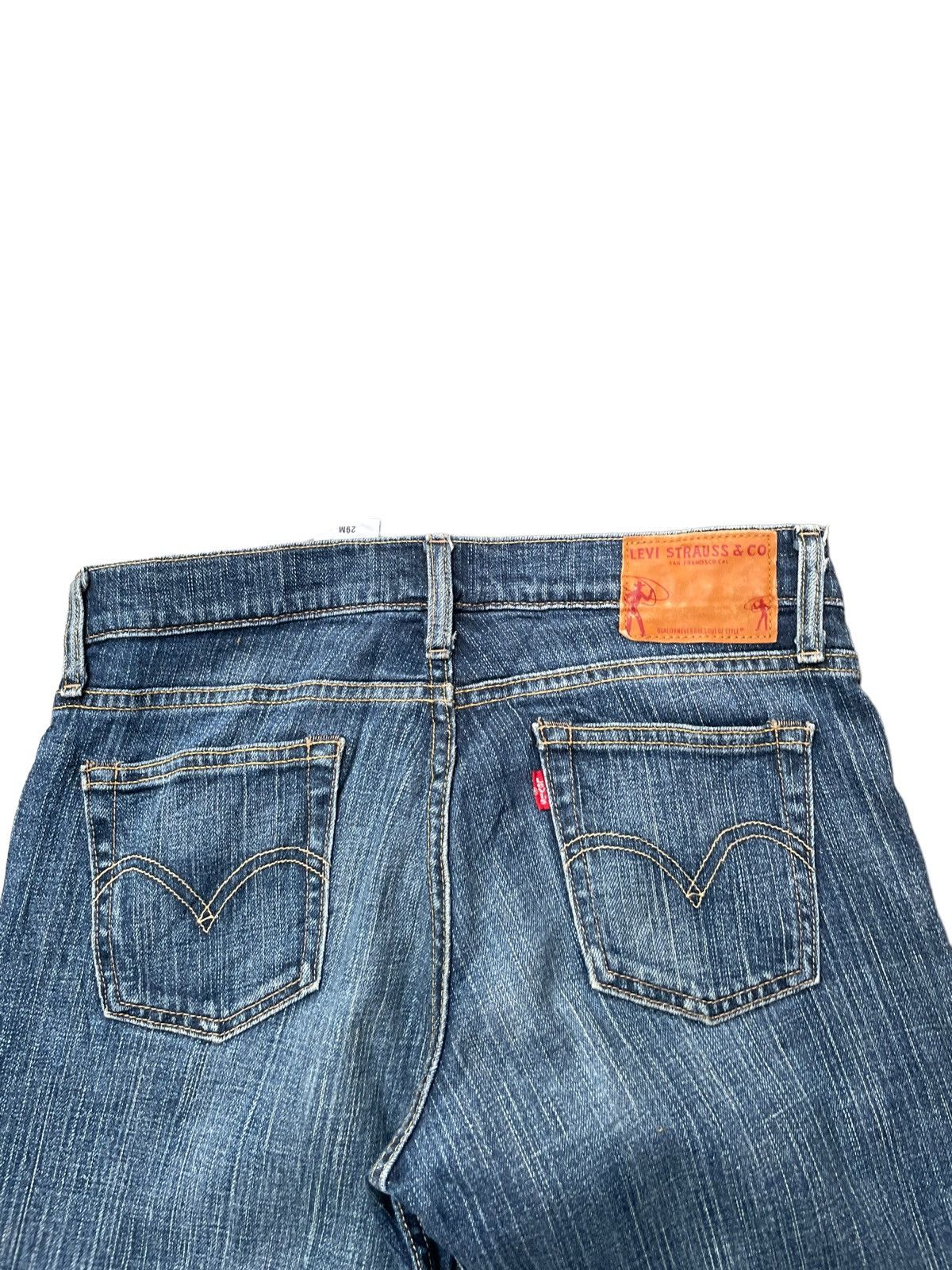 Levi's × Vintage Vintage 2003 Levis 50518 Flare Premium Distresed Size 31" - 8 Thumbnail