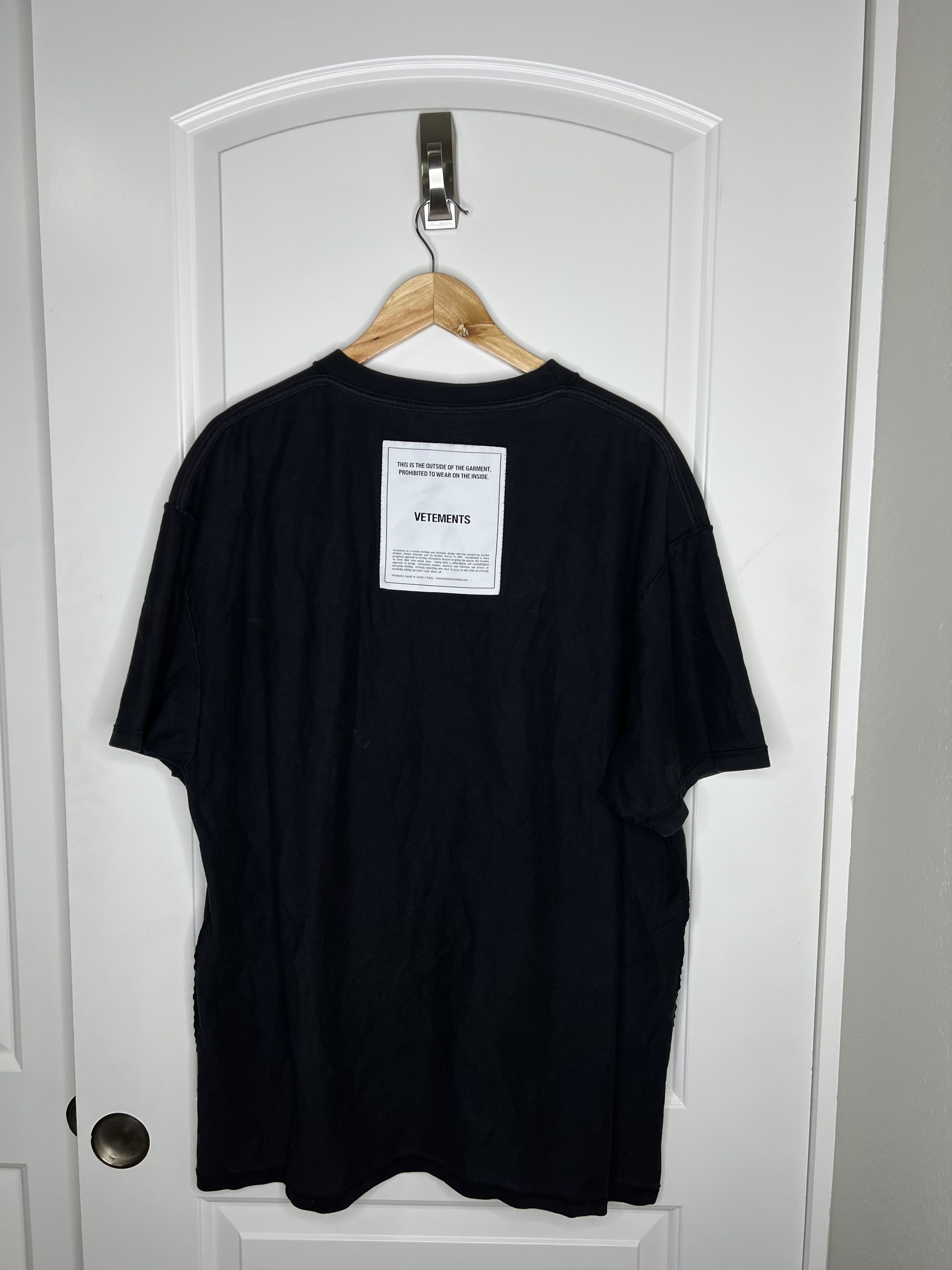 Vetements Vetements Inside Out Tee Size US S / EU 44-46 / 1 - 2 Thumbnail