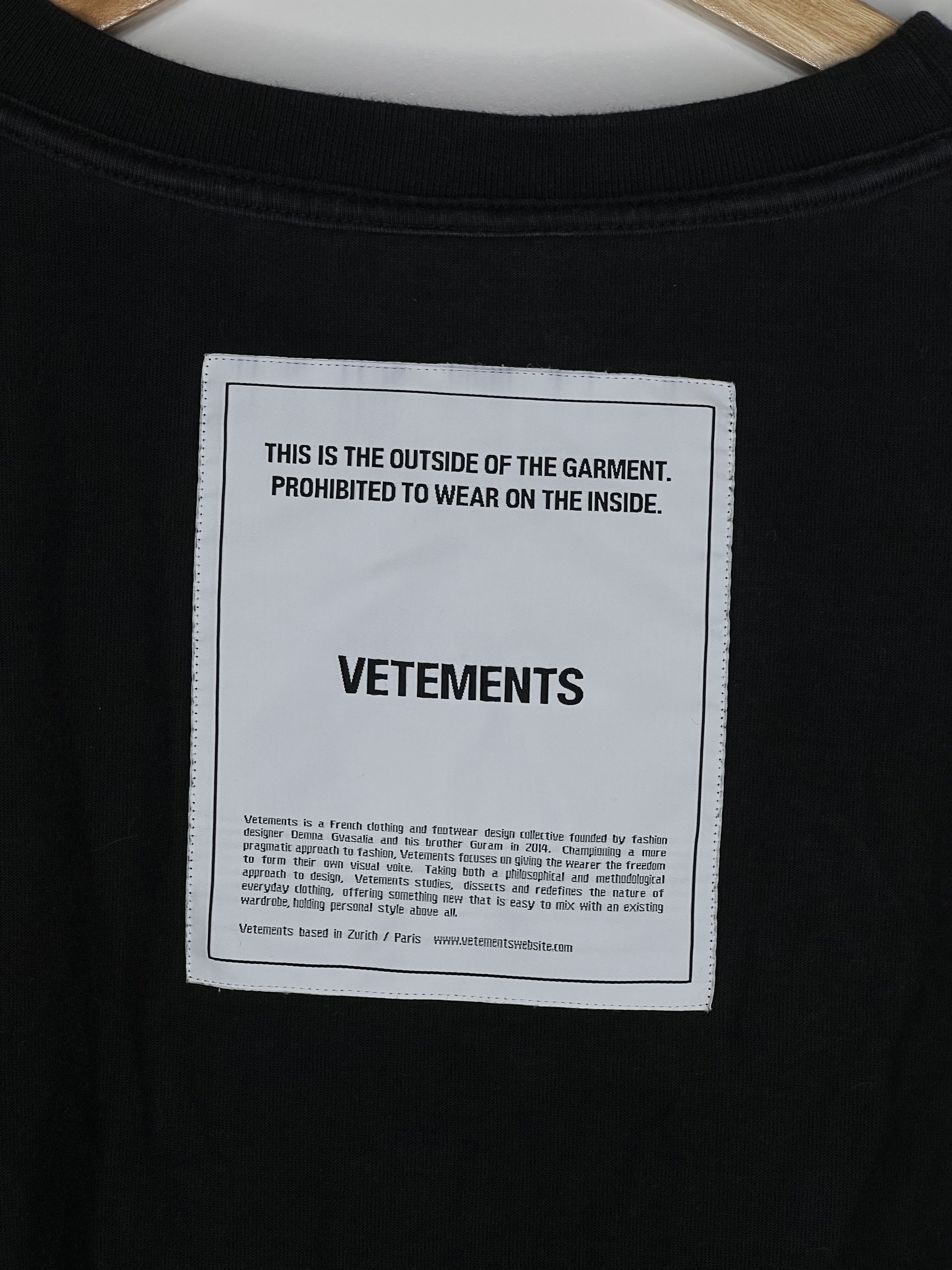 Vetements Vetements Inside Out Tee Size US S / EU 44-46 / 1 - 7 Thumbnail