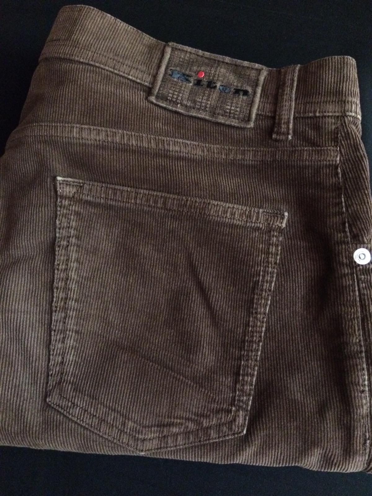 Kiton Kiton Brown Corduroy Trousers Size US 35 - 4 Thumbnail