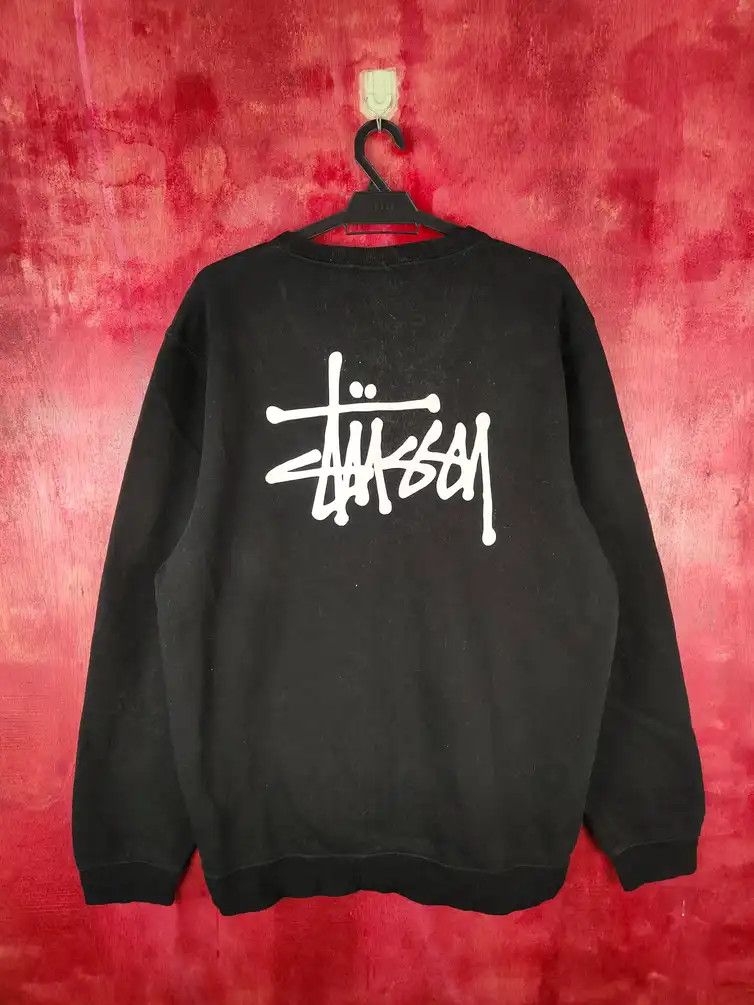 image of Stussy Spell Out Black Sweatshirt 5417 Dl Keda 3, Men's (Size XL)