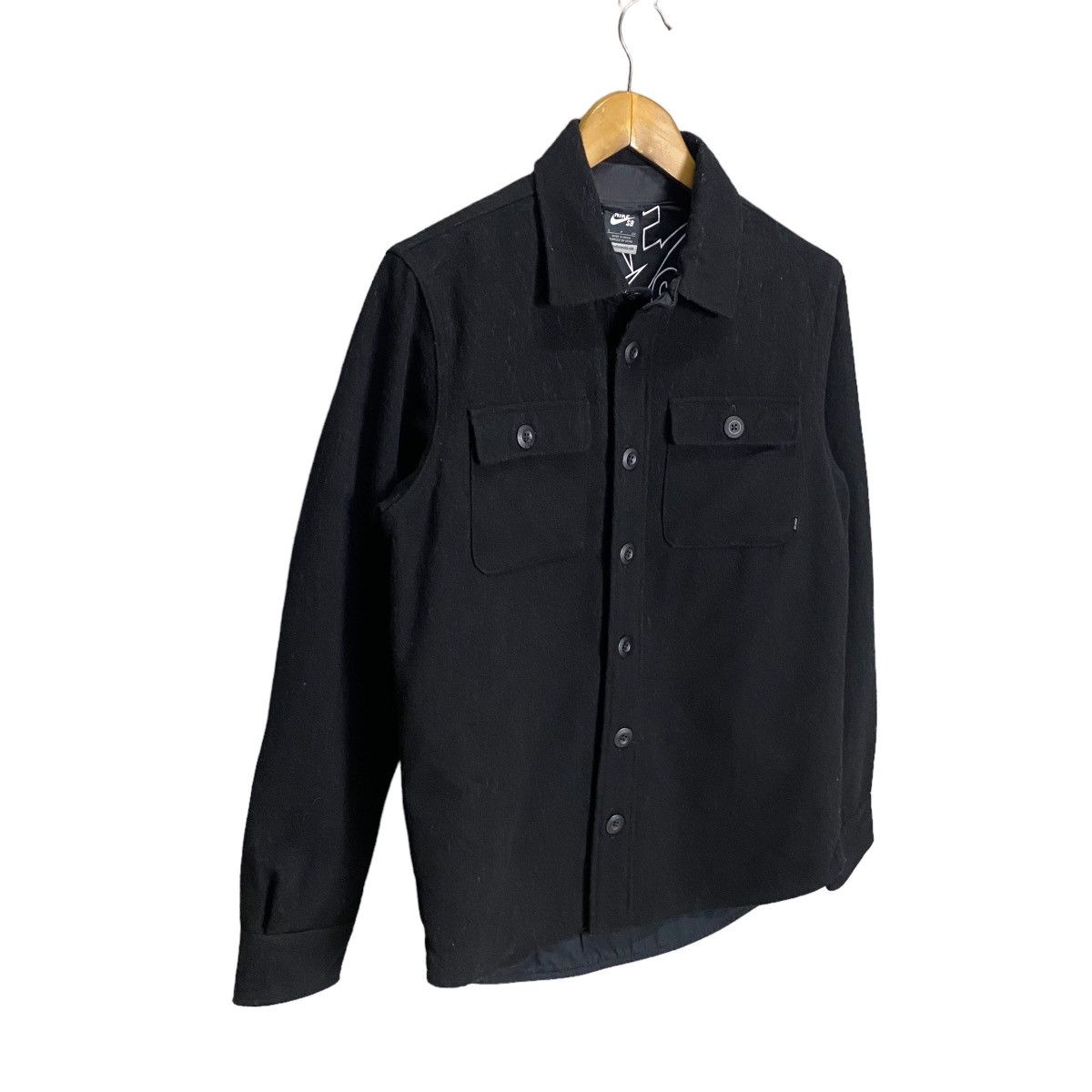 Nike Nike SB black wool shirt button up Size US S / EU 44-46 / 1 - 4 Thumbnail