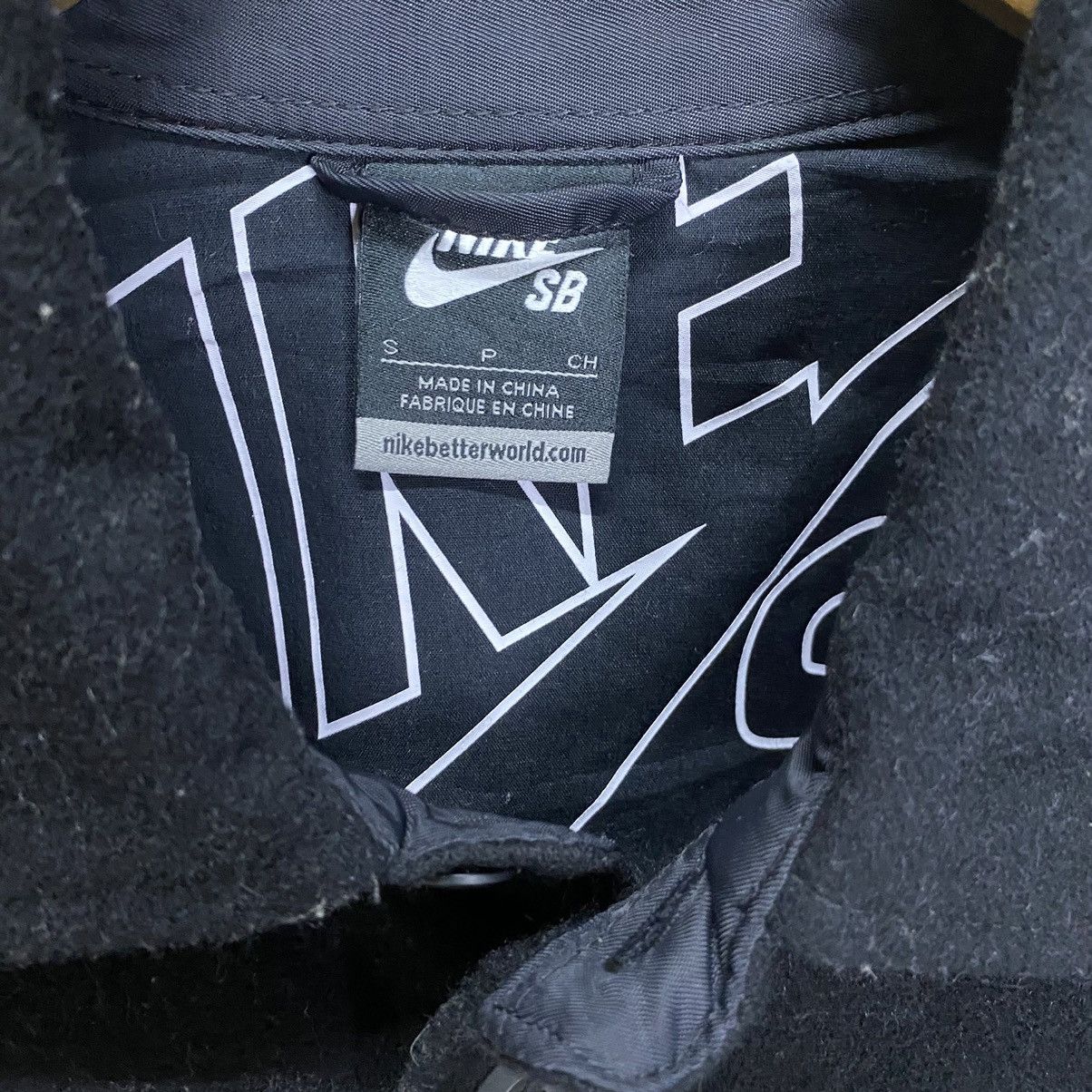 Nike Nike SB black wool shirt button up Size US S / EU 44-46 / 1 - 11 Thumbnail