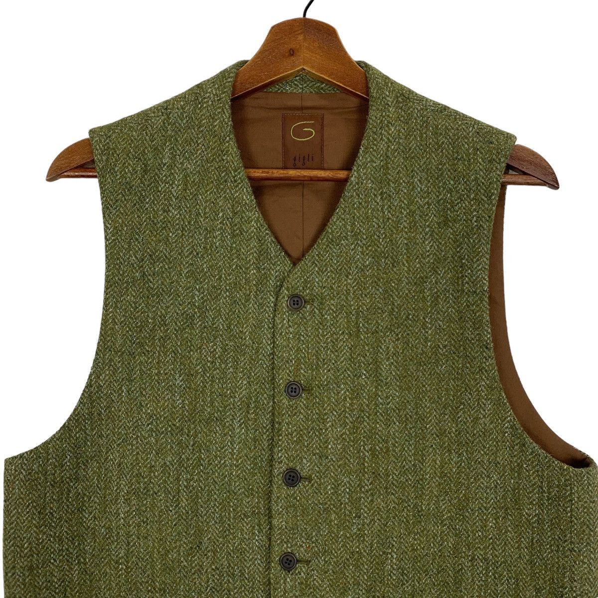 Romeo Gigli × Vintage Gigli Men Wool Vest Size US M / EU 48-50 / 2 - 2 Thumbnail