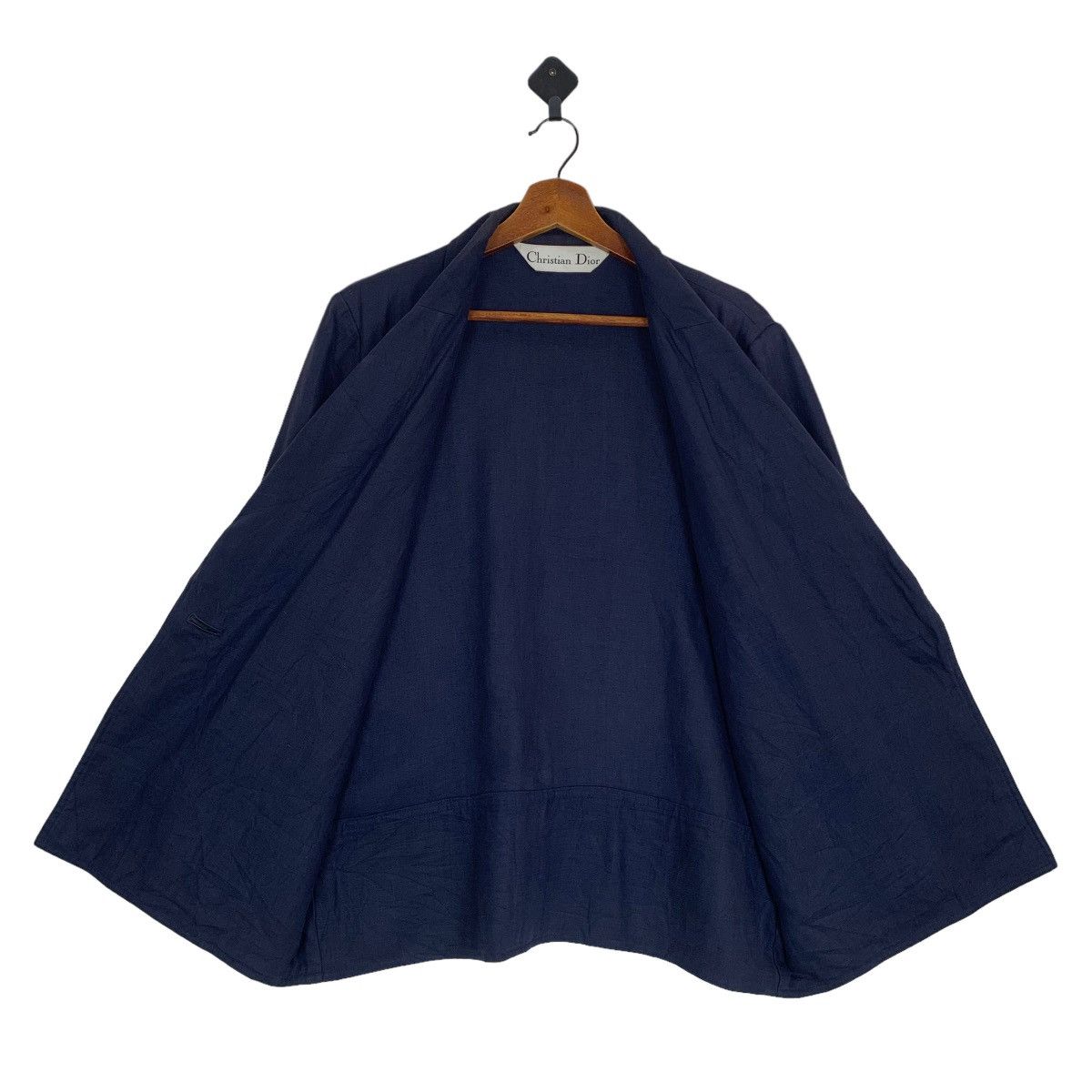 Christian Dior Monsieur × Designer × Other Christian Dior Single Button Blazer Navy Blue Size M / US 6-8 / IT 42-44 - 3 Thumbnail