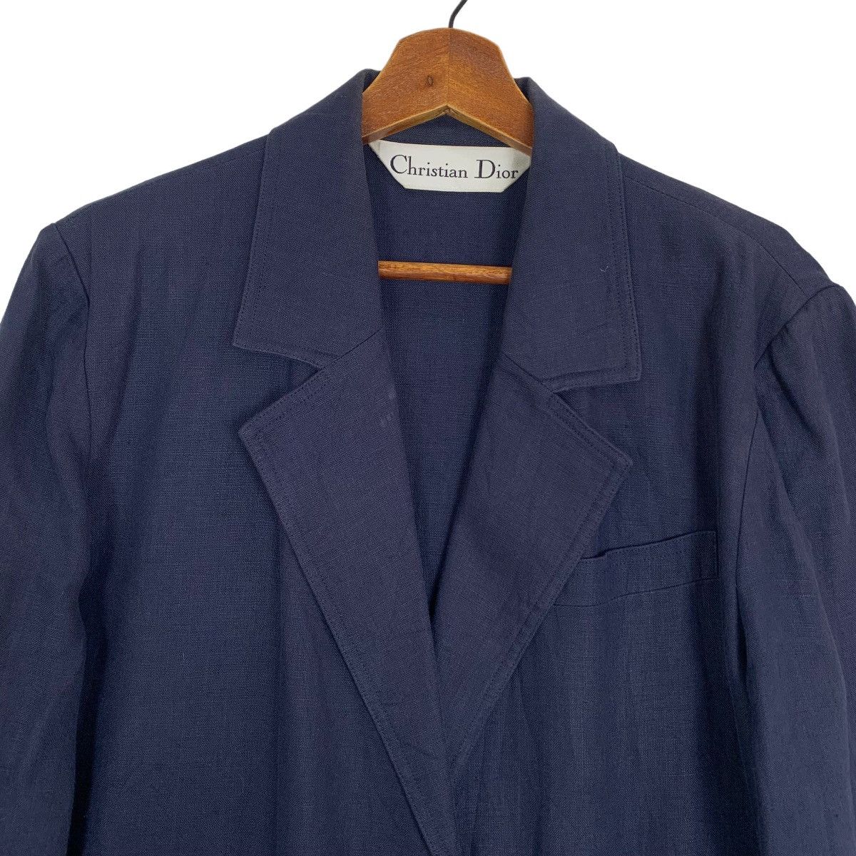 Christian Dior Monsieur × Designer × Other Christian Dior Single Button Blazer Navy Blue Size M / US 6-8 / IT 42-44 - 2 Thumbnail