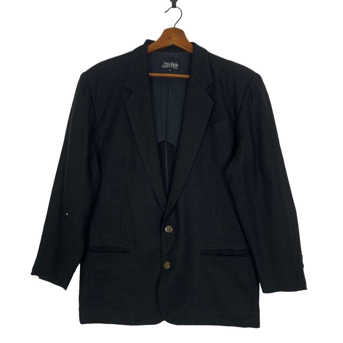 Jean Paul Gaultier Jean Paul Gaultter Blazer Coat Black Size 48S - 1 Thumbnail