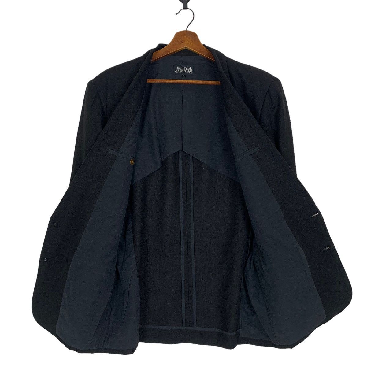 Jean Paul Gaultier Jean Paul Gaultter Blazer Coat Black Size 48S - 4 Thumbnail