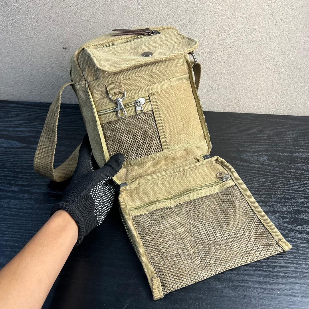 Designer × Japanese Brand Steals💥 Ru Yi Huang Canvas Sling Bag Size ONE SIZE - 4 Thumbnail