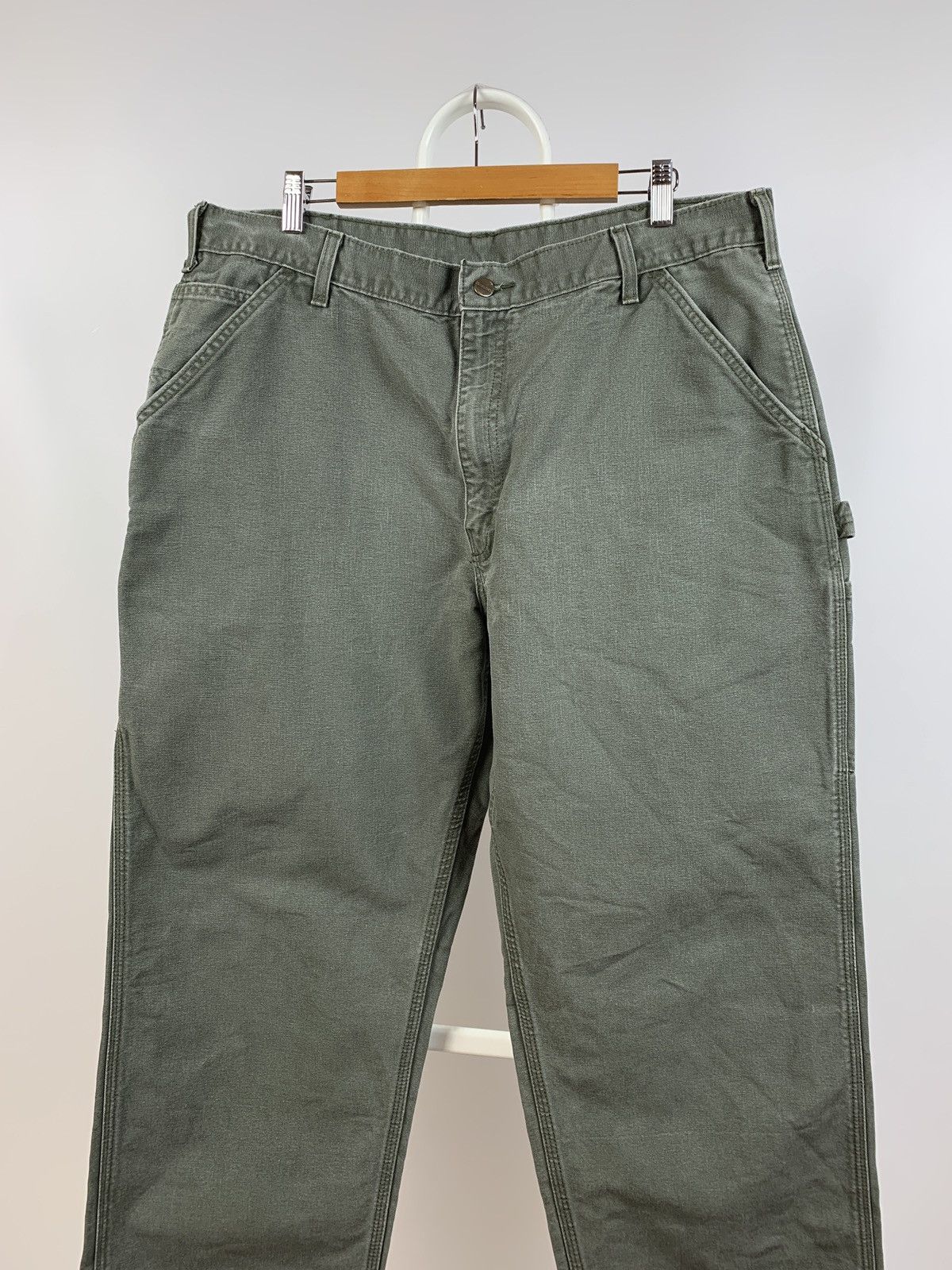 Carhartt Vintage Carhartt Single Knee Green Khaki Cargo Pants Size US 40 / EU 56 - 7 Thumbnail