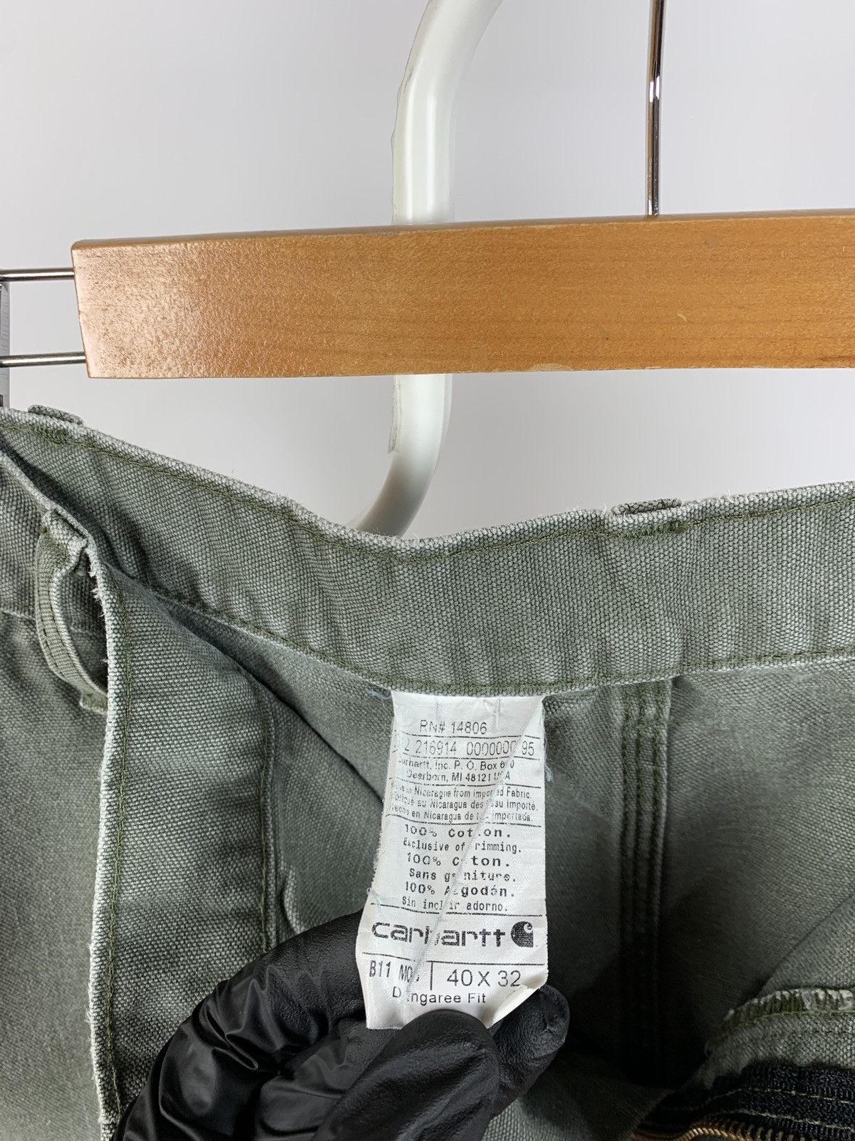 Carhartt Vintage Carhartt Single Knee Green Khaki Cargo Pants Size US 40 / EU 56 - 19 Thumbnail