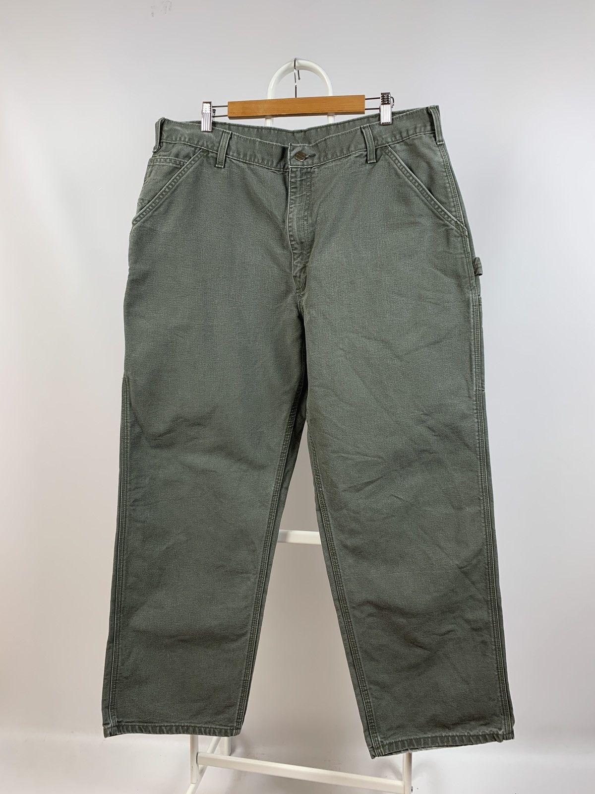 Carhartt Vintage Carhartt Single Knee Green Khaki Cargo Pants Size US 40 / EU 56 - 5 Thumbnail